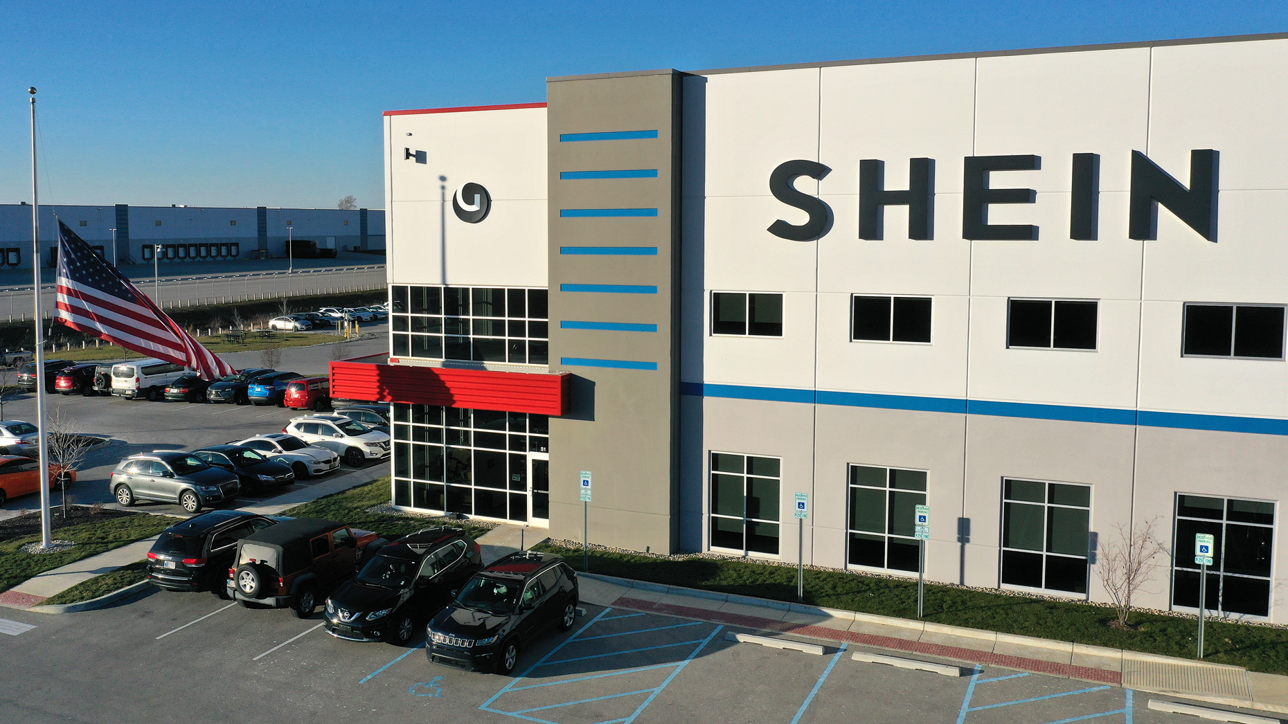 A Shein warehouse in Indiana. Photo by Scott Olson/Getty Images.