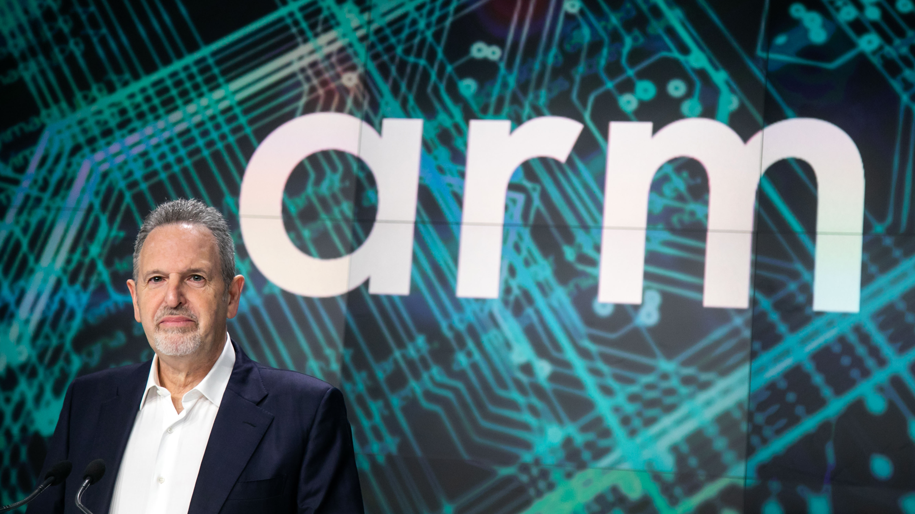 Rene Haas, CEO of Arm Ltd. Photo by Michael Nagle/Bloomberg via Getty Images.