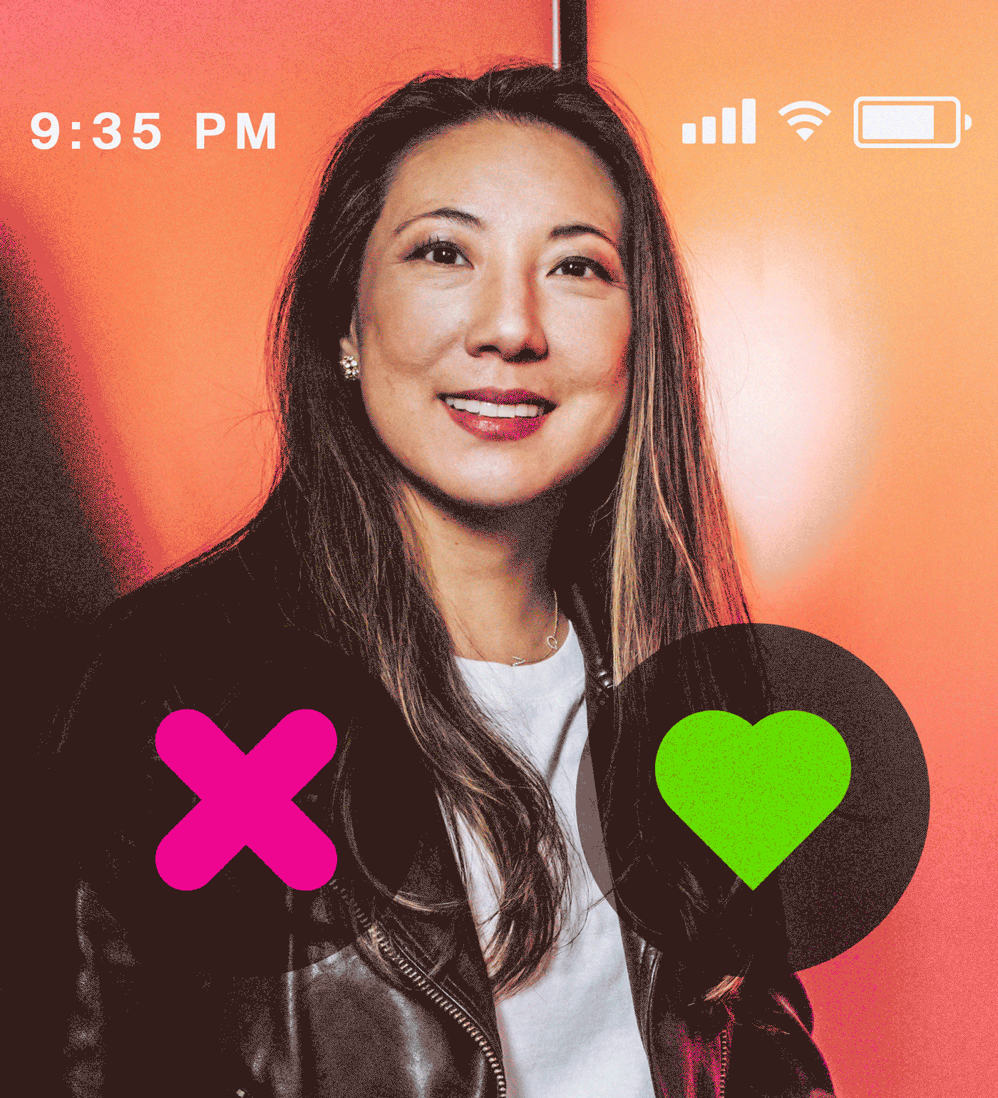 Iosotaluno photo courtesy of Match Group. Art by Clark Miller.