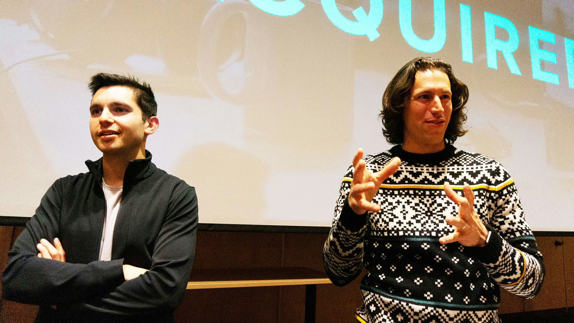 Acquired podcast hosts Ben Gilbert (left) and David Rosenthal. Photo: Acquired