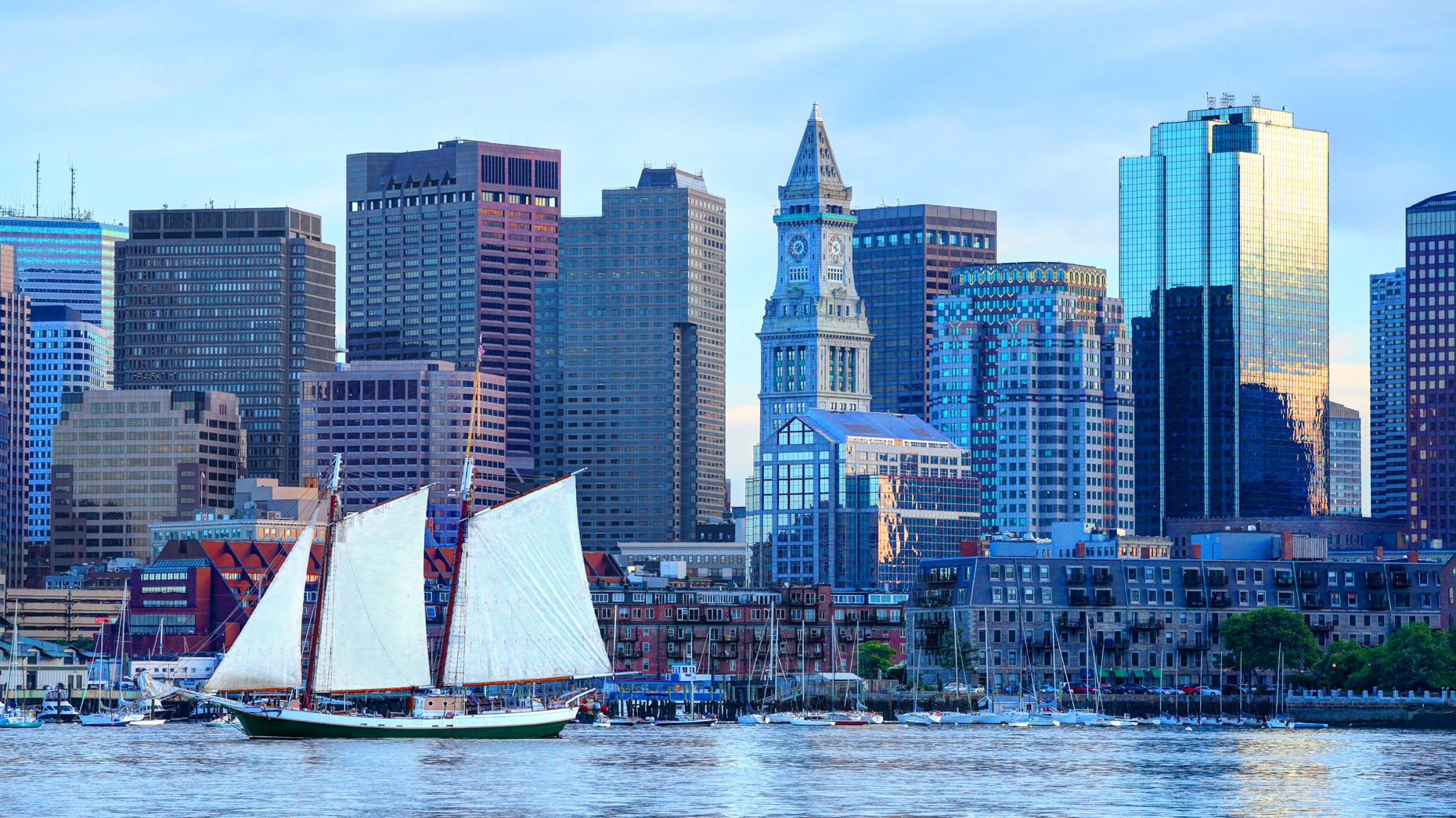 Boston Harbor. Photo via Getty Images.
