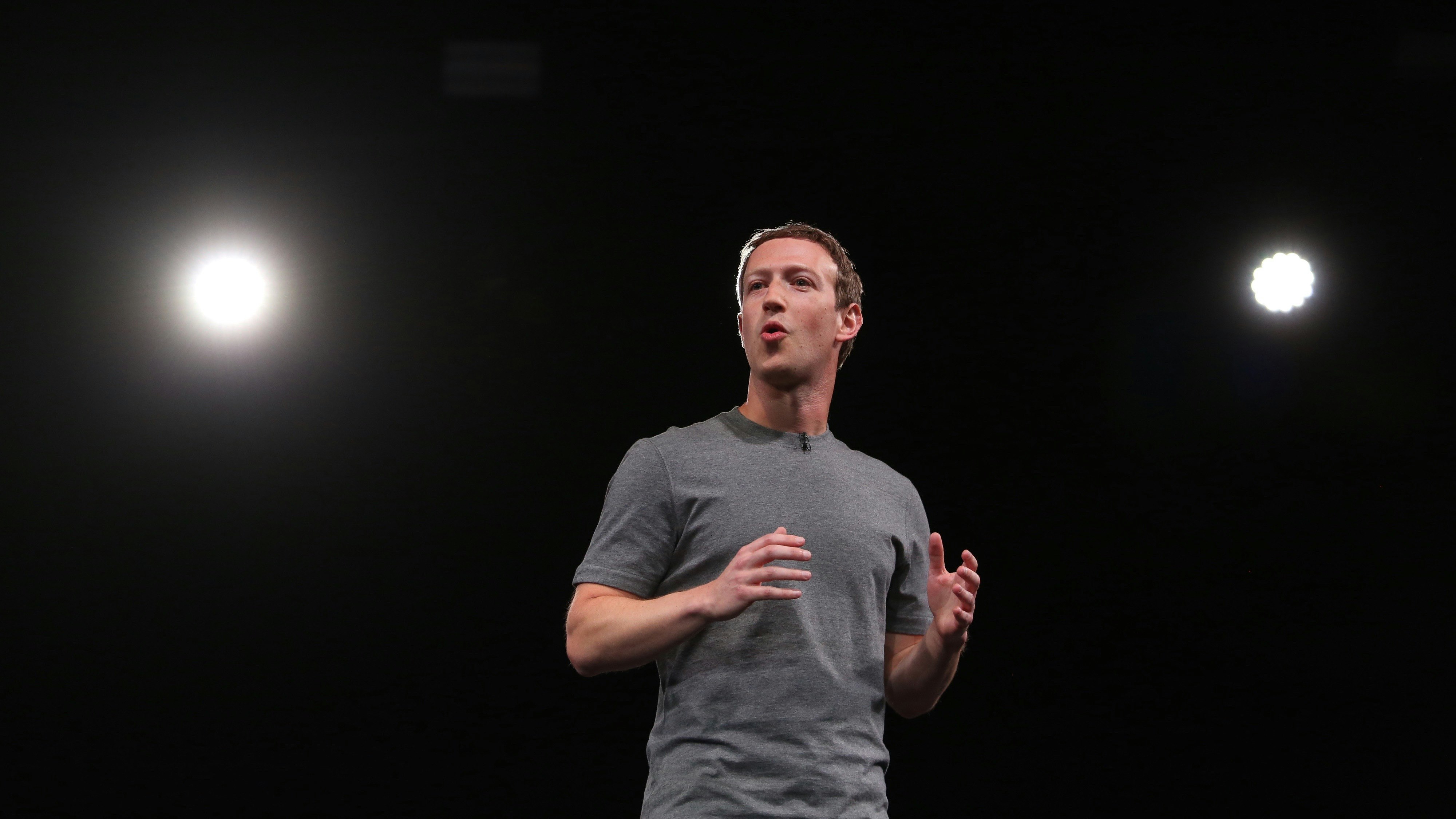 Mark Zuckerberg. Photo by Bloomberg.