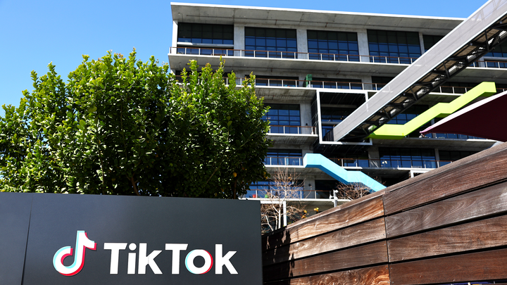 TikTok's Culver City, California office. Photo by Mario Tama/Getty Images.
