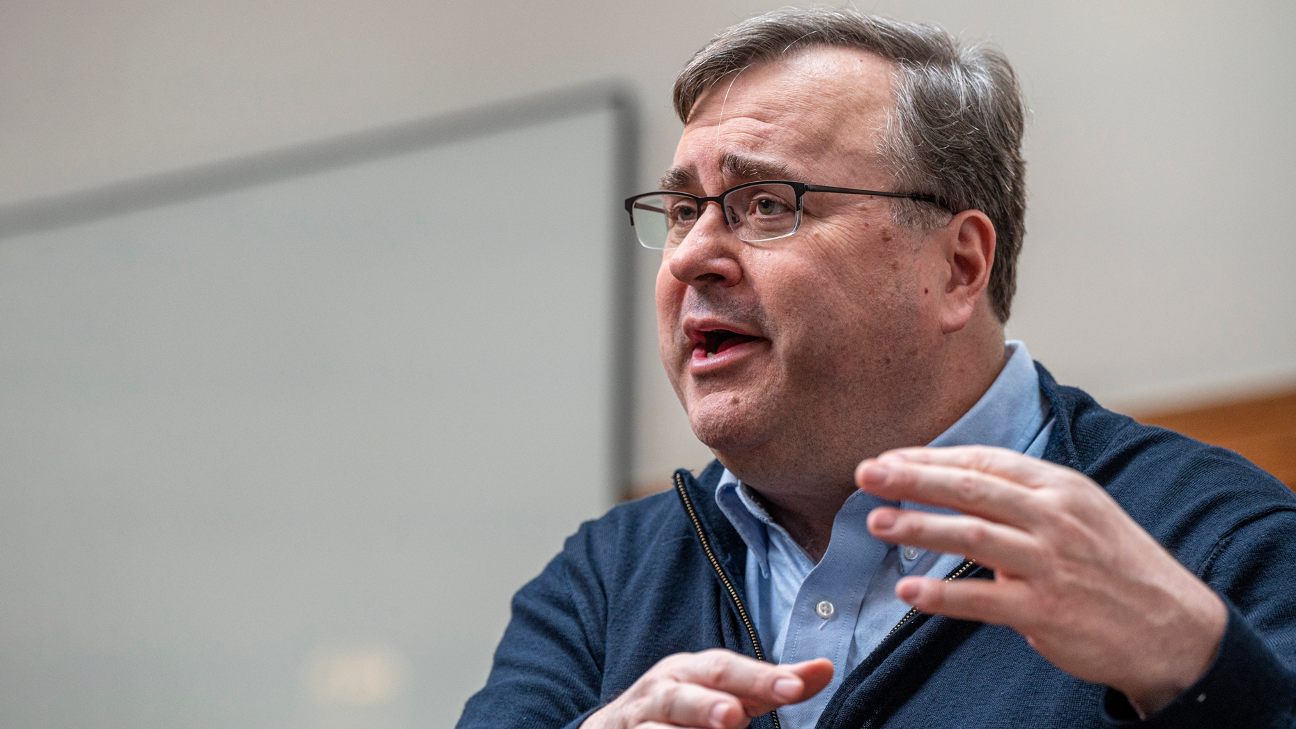 Reid Hoffman. Photo by David Paul Morris/Bloomberg via Getty Images.