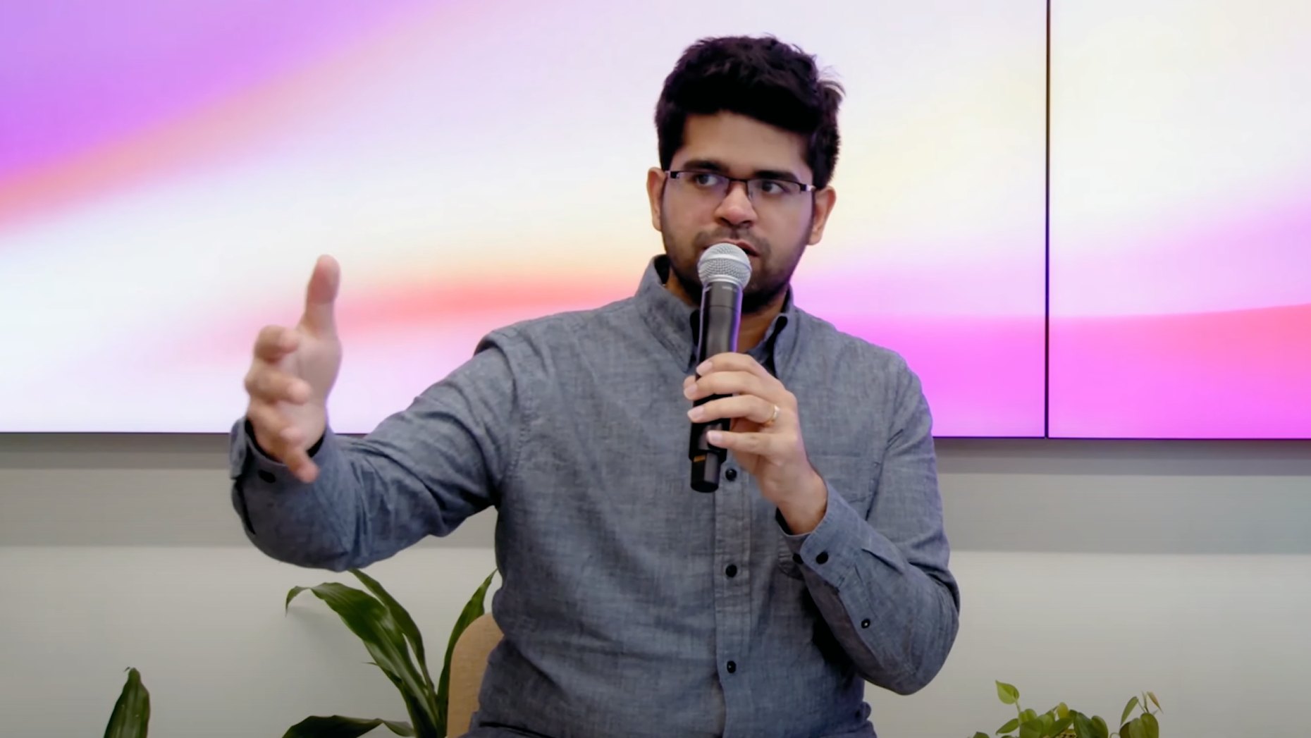 Perplexity CEO Aravind Srinivas. Photo via YouTube/Stripe