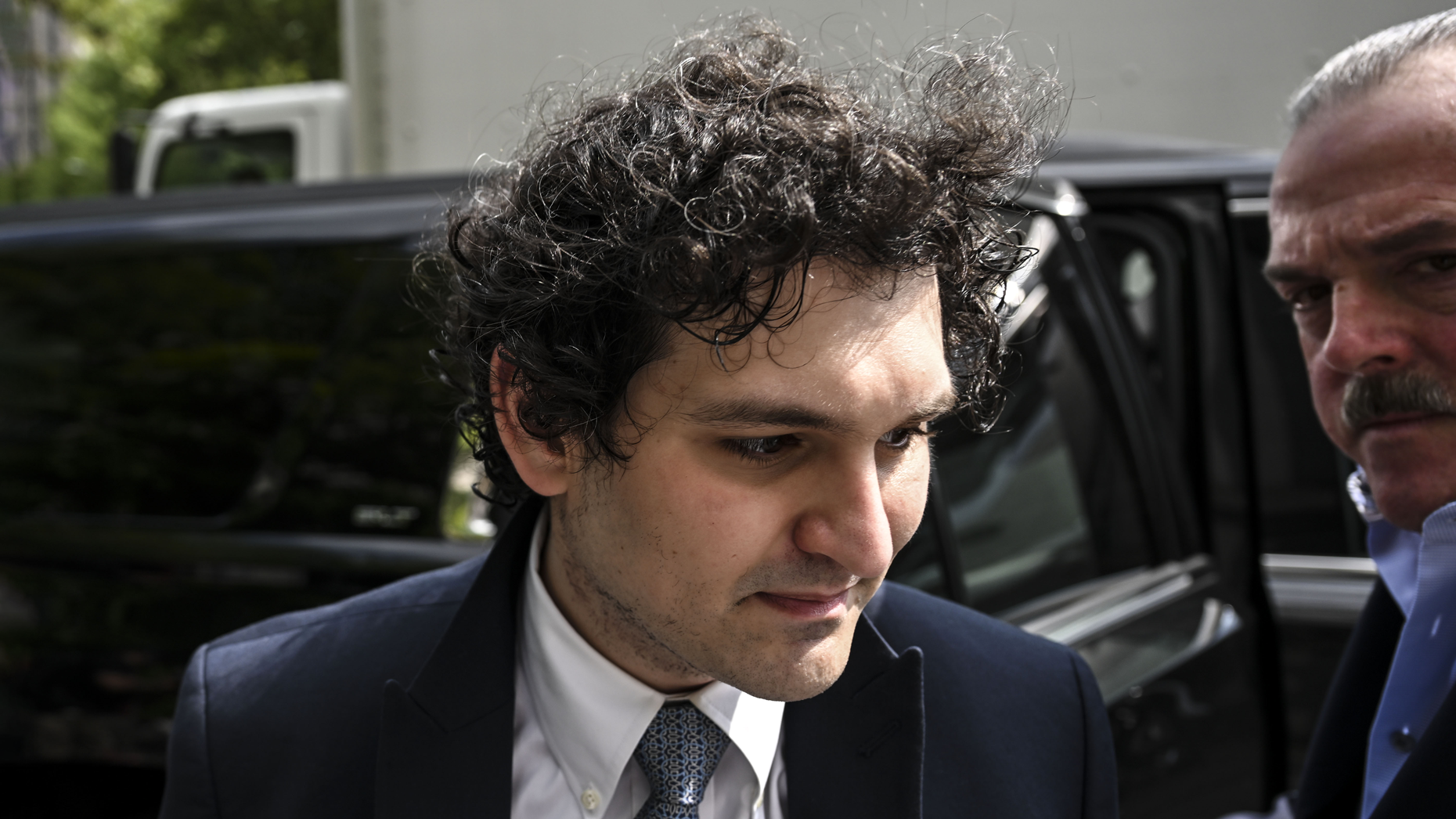 Sam Bankman-Fried at Manhattan Federal Court on June 15, 2023. Photo by  Getty Images.