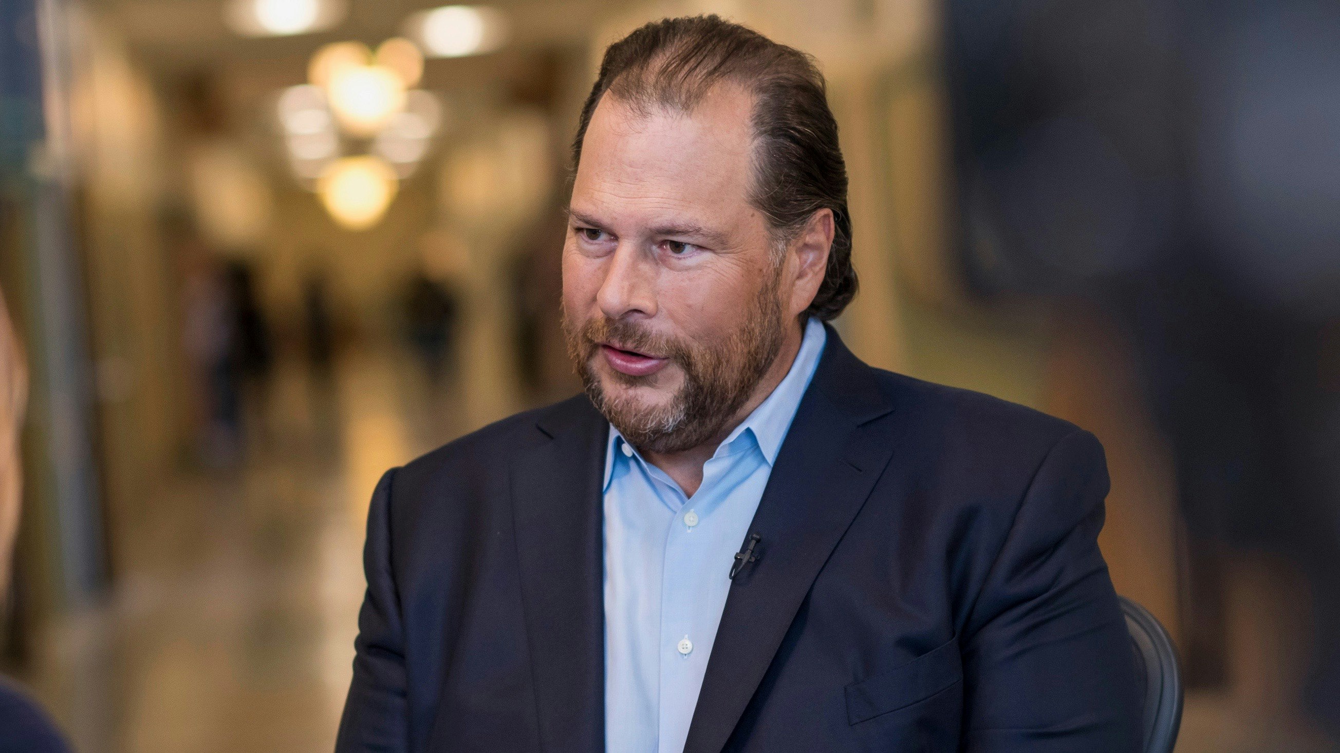 Marc Benioff. Photo by Bloomberg.