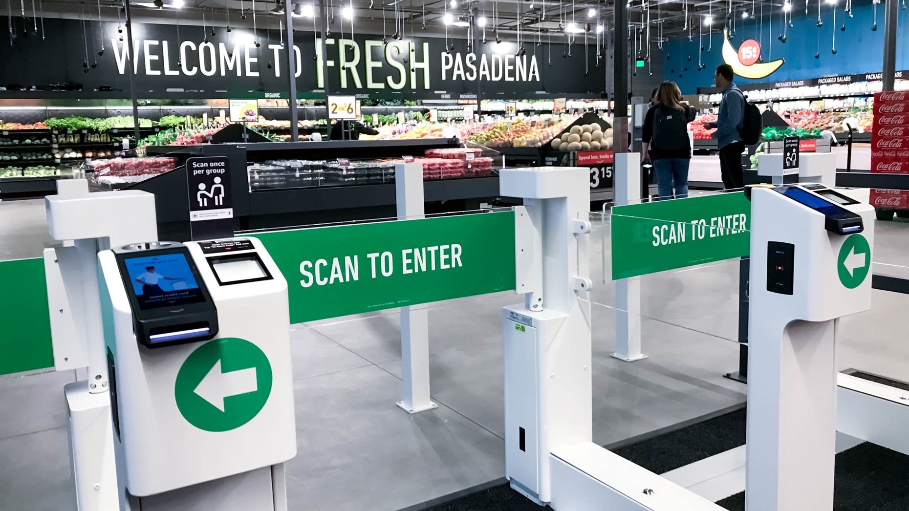 The Amazon Fresh store in Pasadena, Calif. Photo by Getty David Crane via Getty Images.