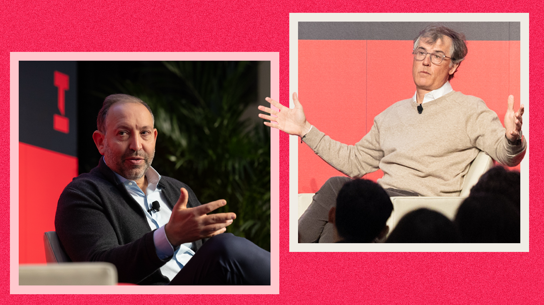  Anton Levy, co-president, General Atlantic, left. Philippe Laffont, founder Coatue Management, right. Photos by Nicole Pereira.