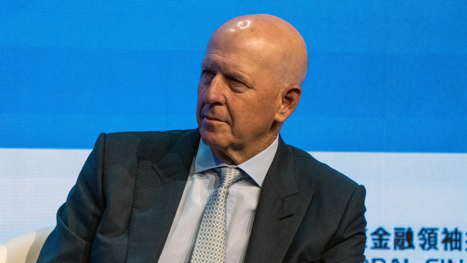 David Solomon, CEO of Goldman Sachs. Photo by Vernon Yuen/NurPhoto via Getty Images.