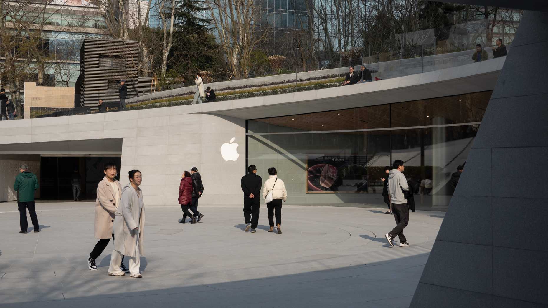 An Apple Store in Shanghai. Photo by Wang Gang/VCG via Getty Images.