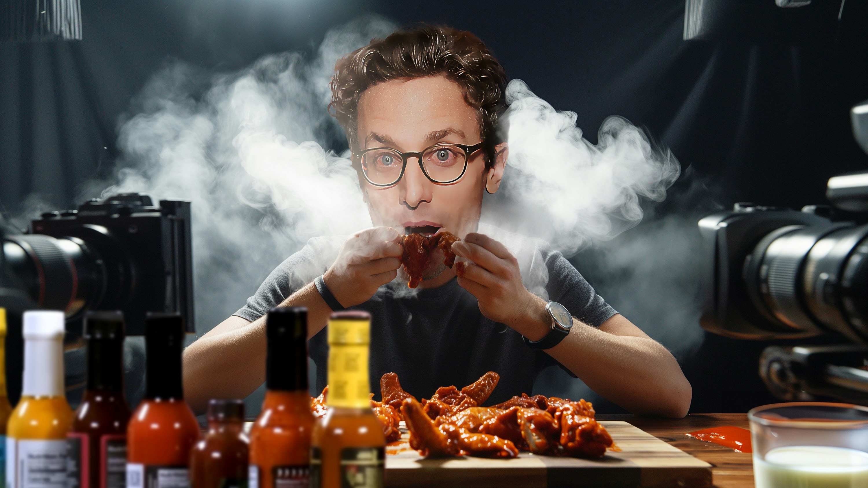 Art by Clark Miller. Photo of BuzzFeed's Jonah Peretti via Getty Images