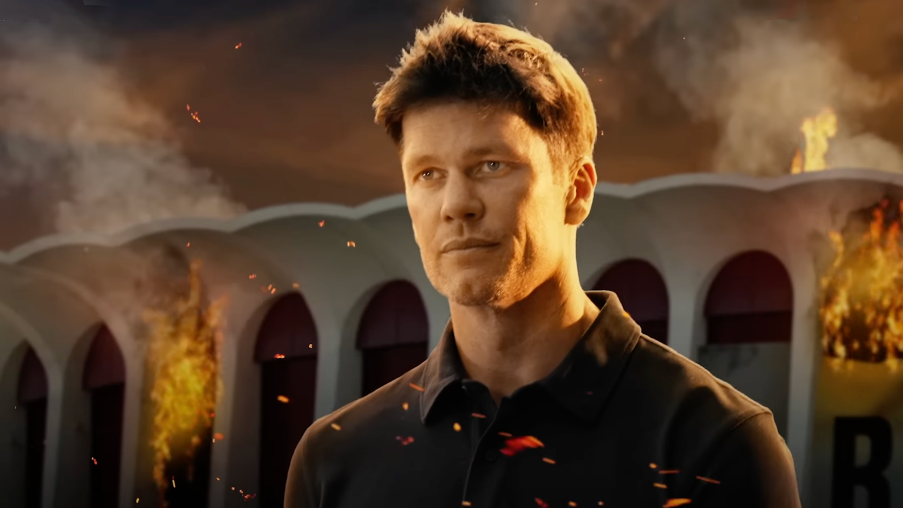 The trailer for Netflix's "The Roast of Tom Brady." Photo via YouTube/Netflix.