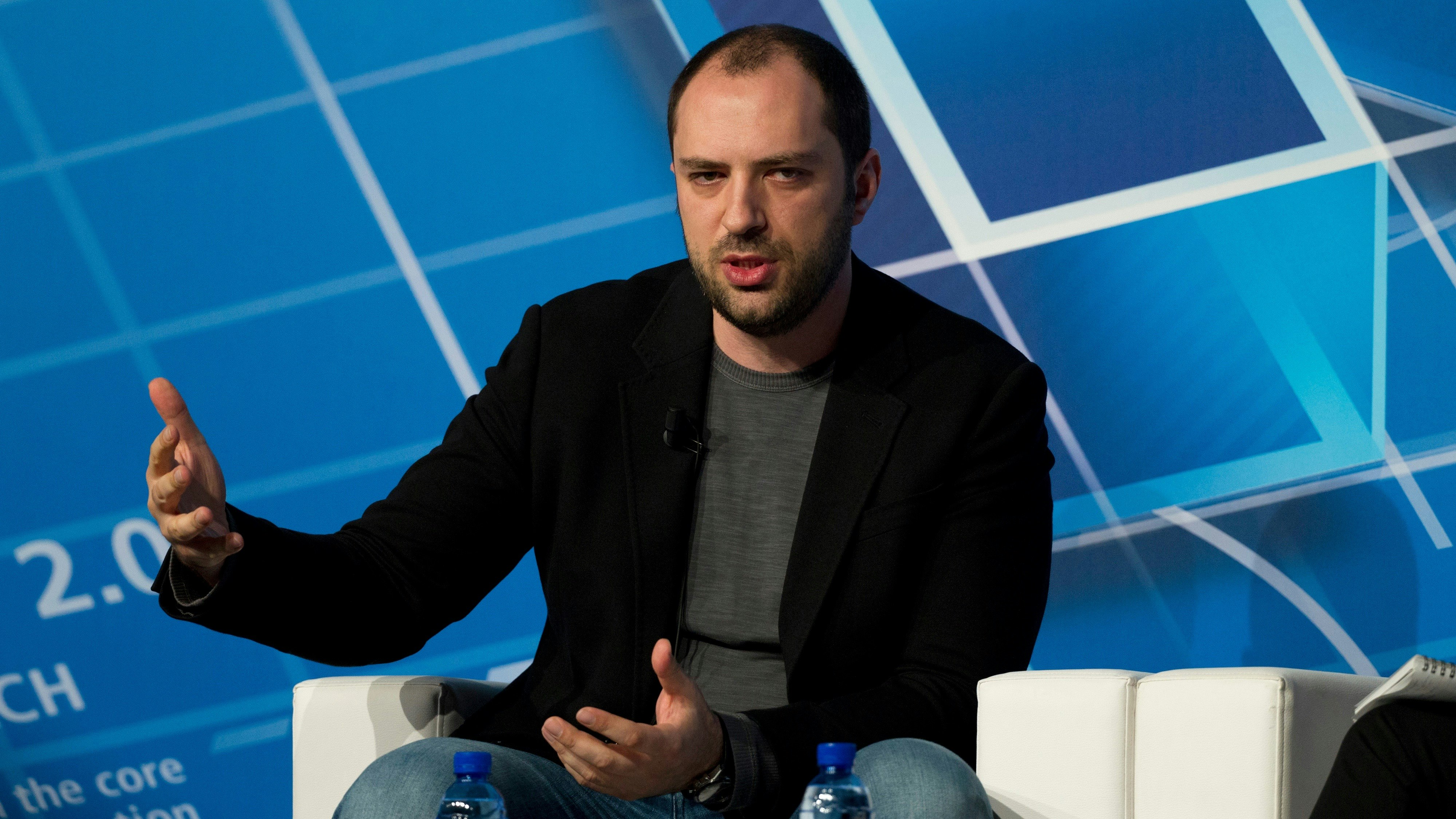 WhatsApp founder Jan Koum. Photo by Bloomberg.