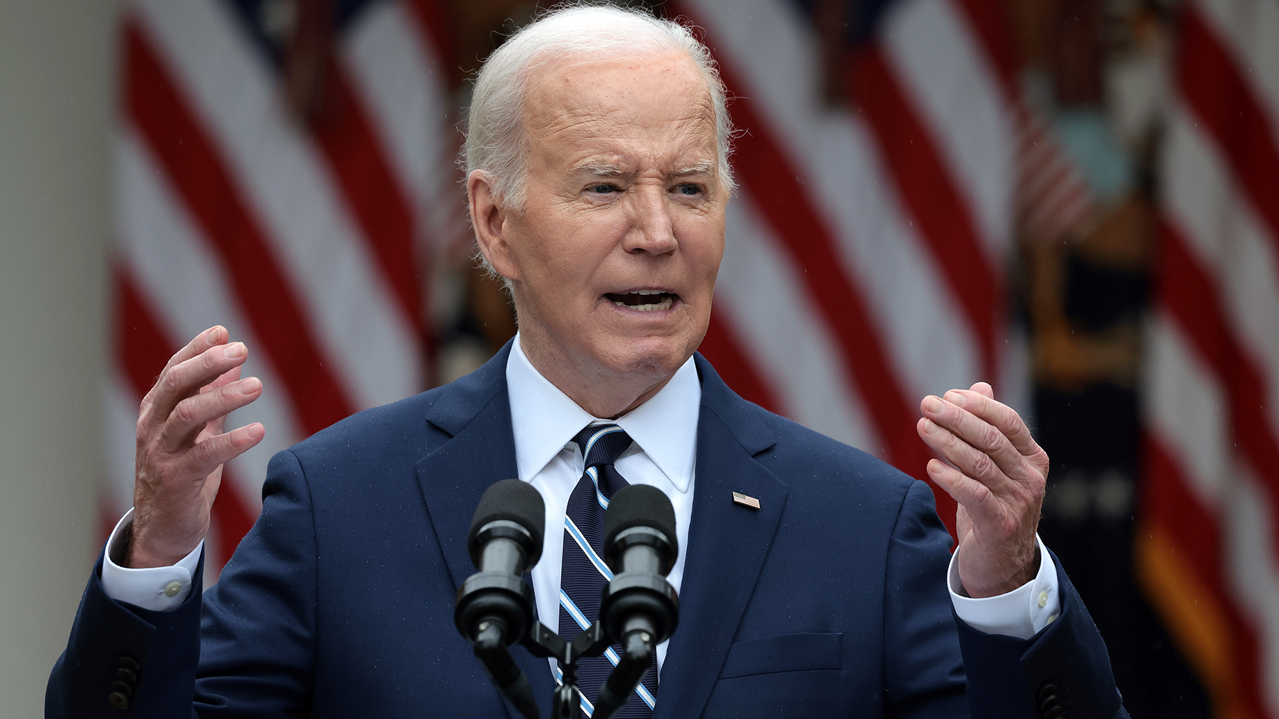 On Tuesday, President Joe Biden announces tariffs on China. Photo by Getty.