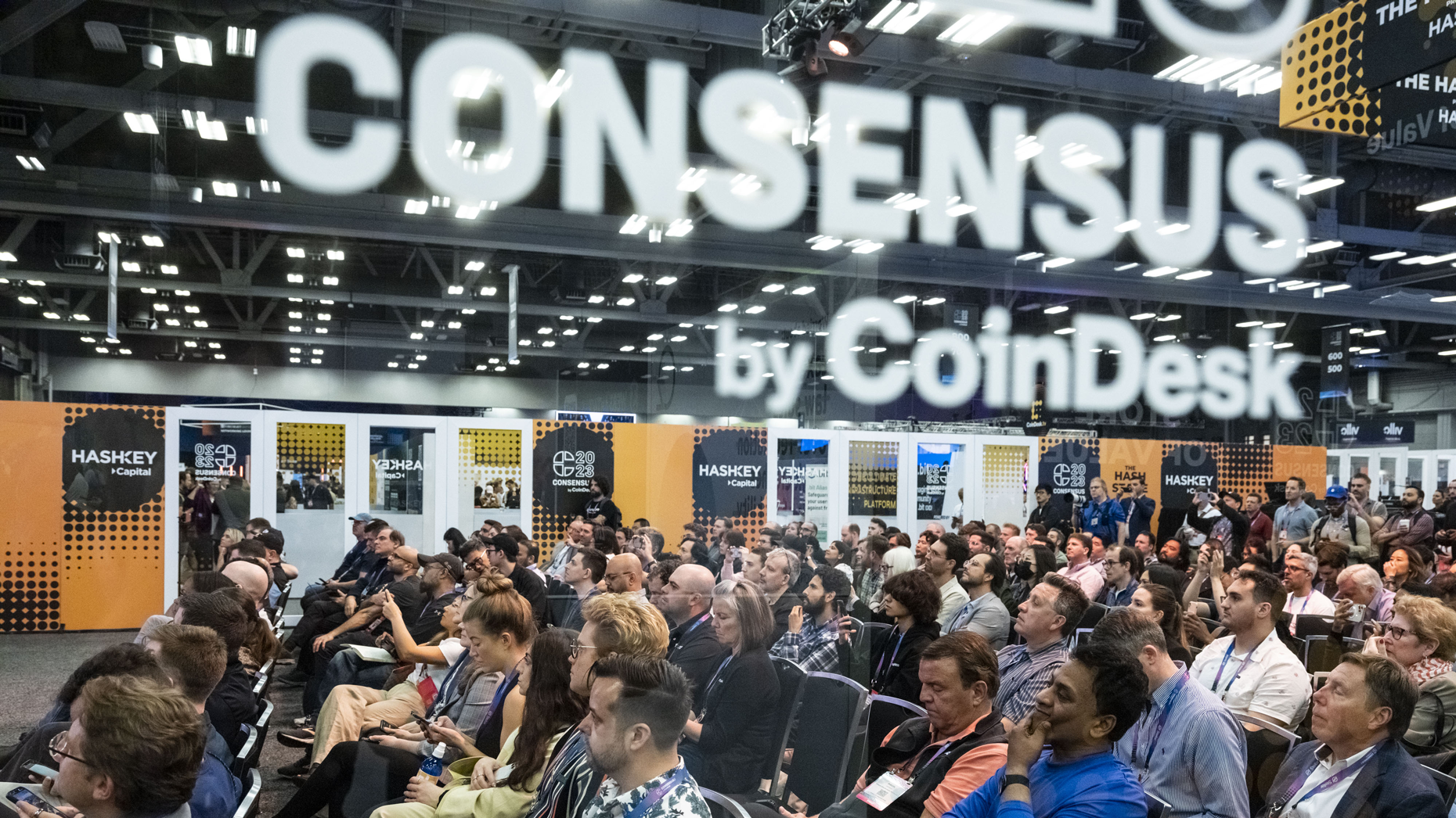 Scene from last year's Consensus conference. Photo by Bloomberg via Getty Images.