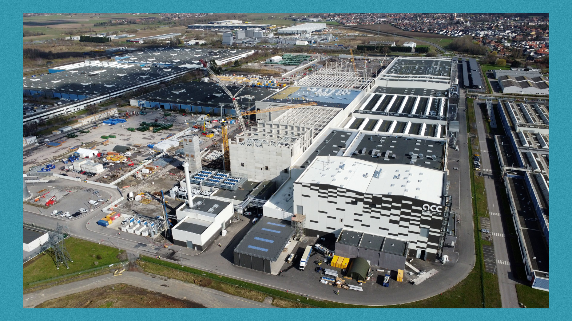 The Mercedes-Stellantis gigafactory in the northern French region of Hauts-de-France. Photo courtesy ACC.
