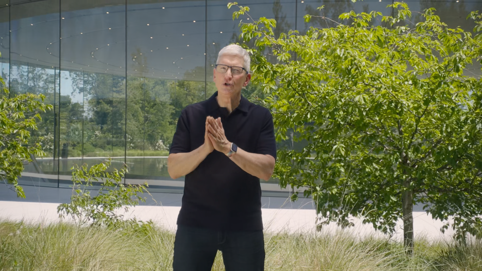 Apple CEO, Tim Cook. Screenshot via Apple.