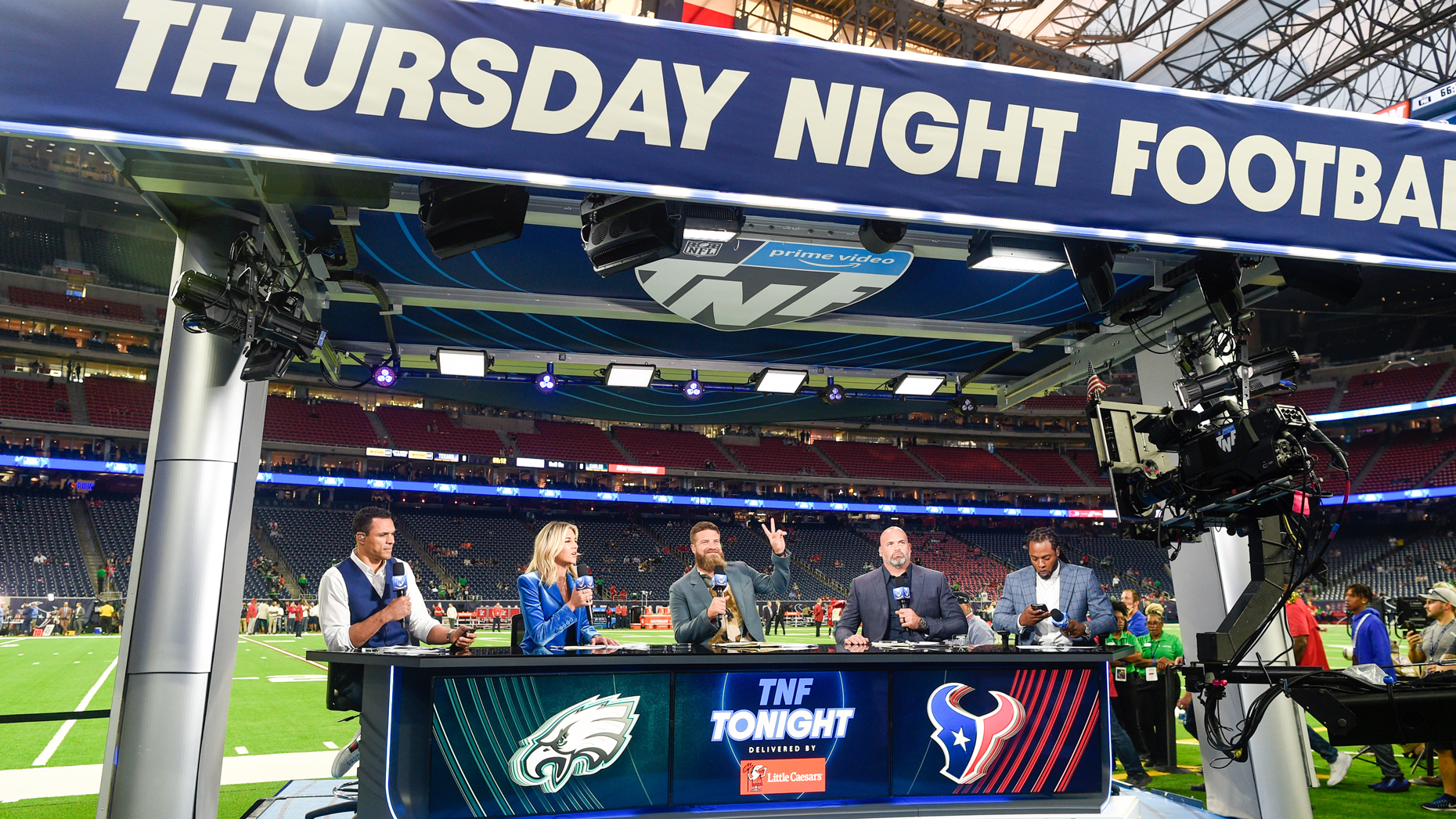 An Amazon Prime Thursday Night Football broadcast. Photo by Ken Murray/Icon Sportswire via Getty Images.