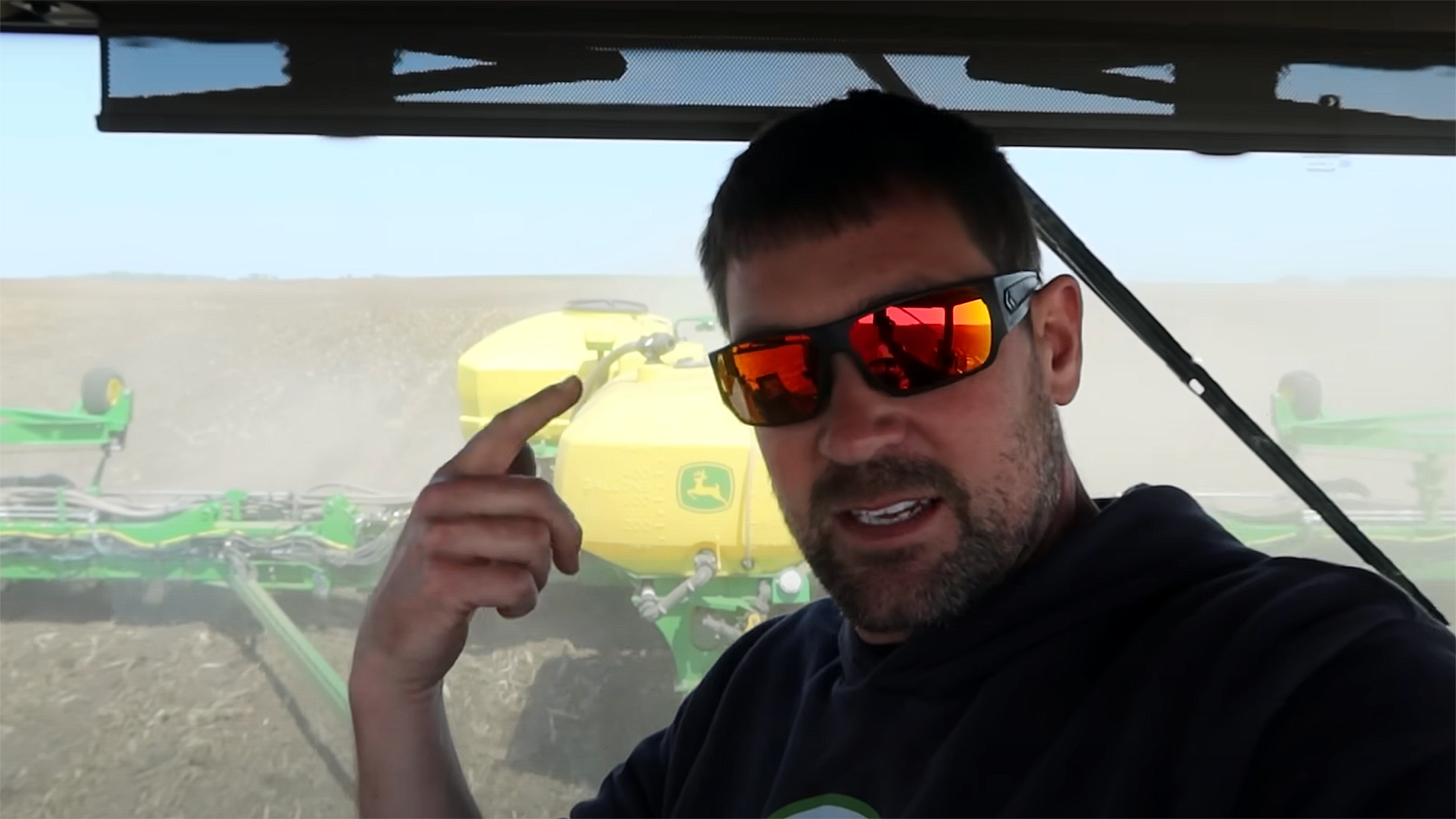 The Millennial Farmer, one of the creators that has worked with John Deere. Screenshot via YouTube
