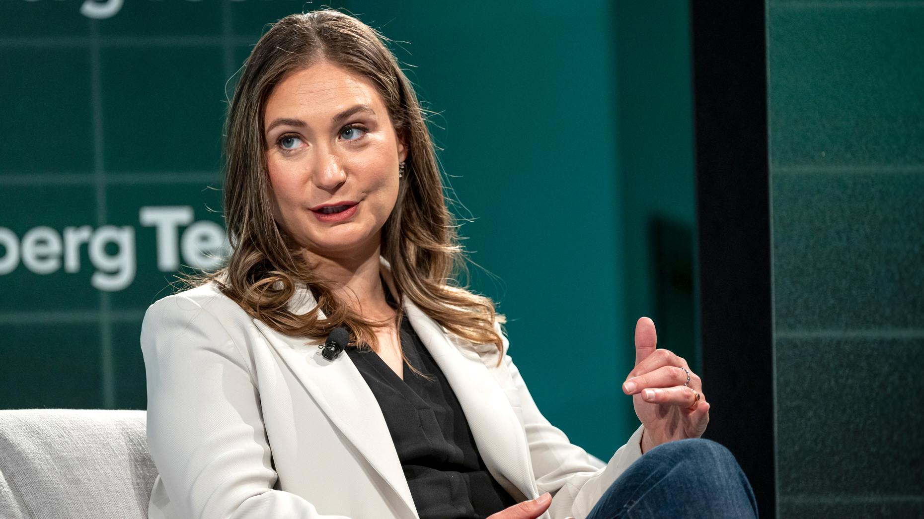 Daniela Amodei, co-founder and president of Anthropic. Photo by Bloomberg via Getty Images.