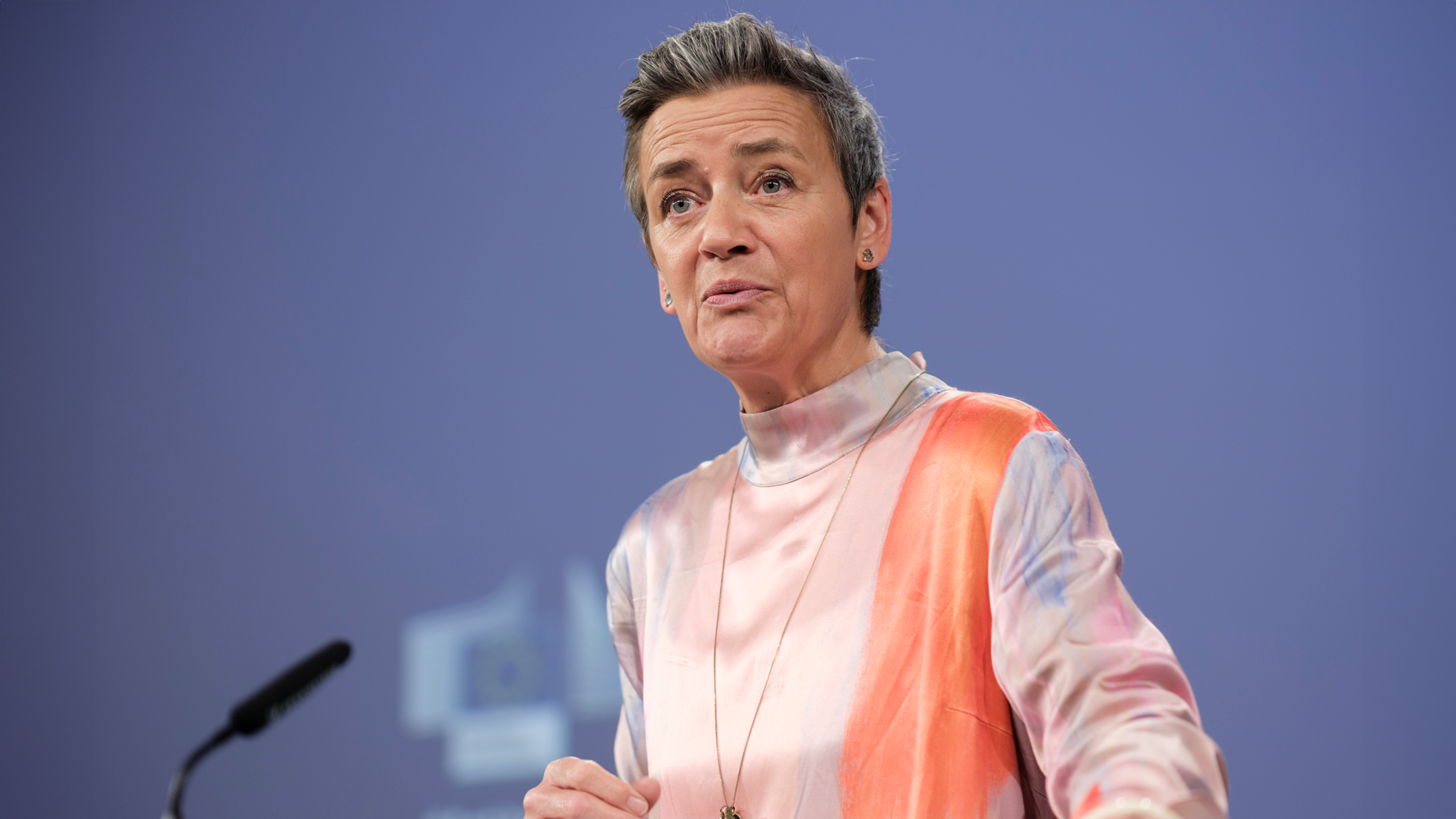 Margrethe Vestager, Executive Vice President of the European Commission for A Europe Fit for the Digital Age. Photo by Thierry Monasse/Getty Images.