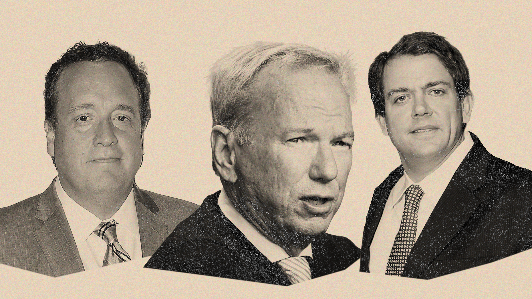 From left: Court Coursey, Eric Schmidt and Derek Rundell. Photos by Getty.