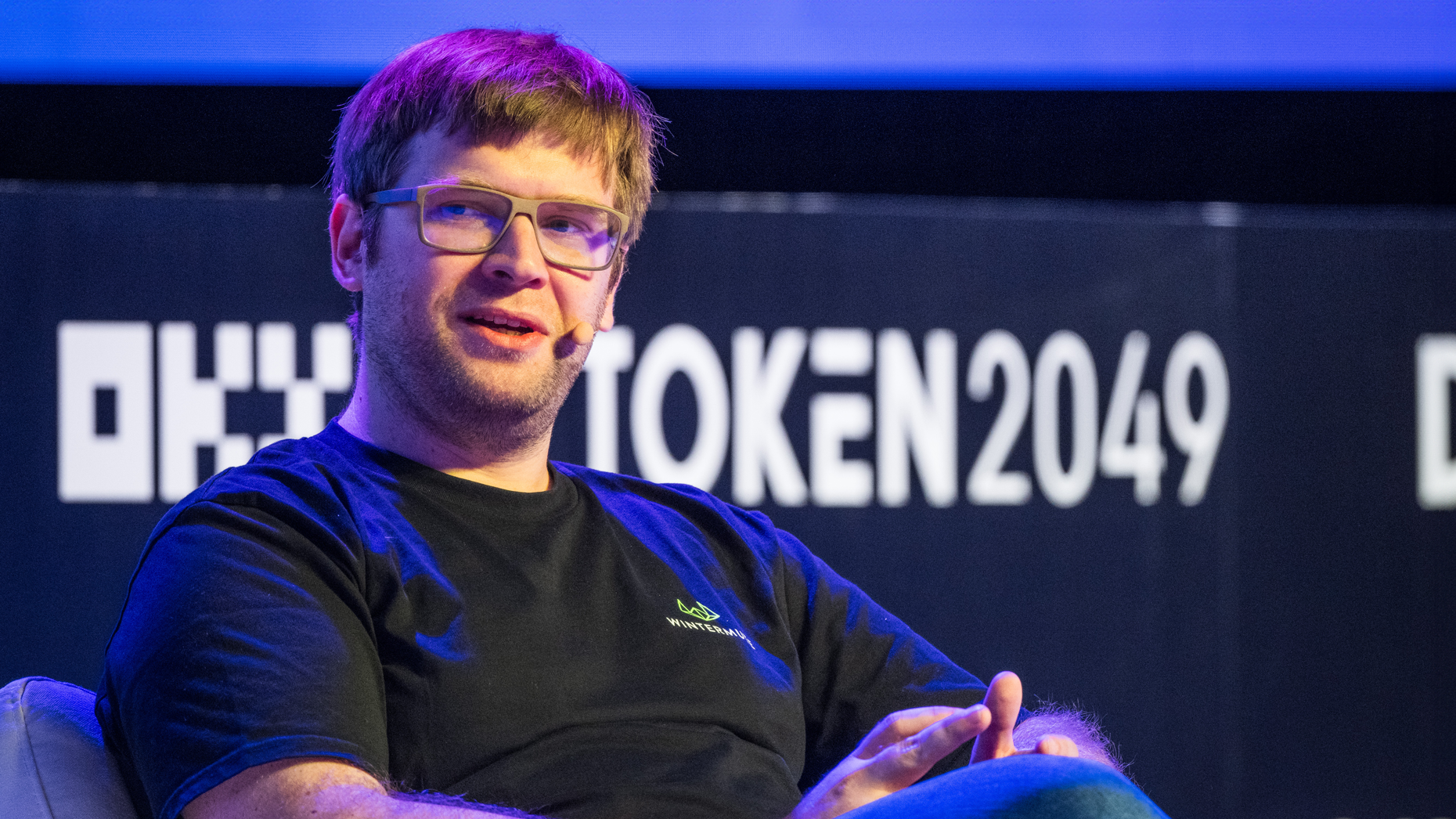 Wintermute co-founder and CEO, Evgeny Gaevoy. Photo by Joseph Nair/Bloomberg via Getty Images.