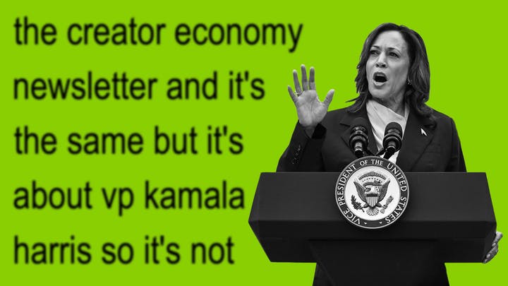 Kamala Harris's Brat Summer; More AI Chatbots for Creators