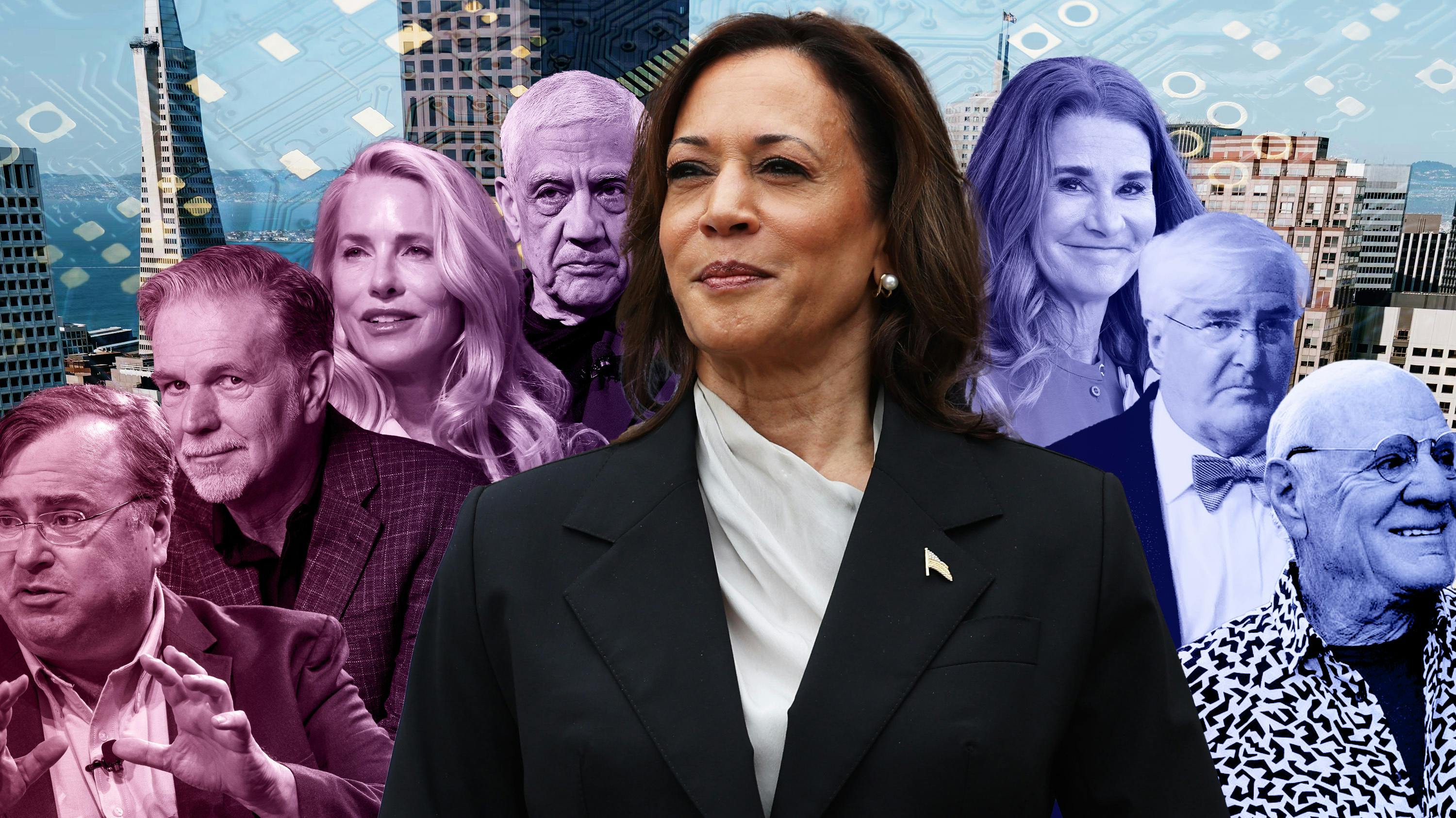 ‘A Unicorn Moment’: Inside Kamala Harris’ Reenergized Web of Silicon Valley Investors, Billionaires and Power Brokers