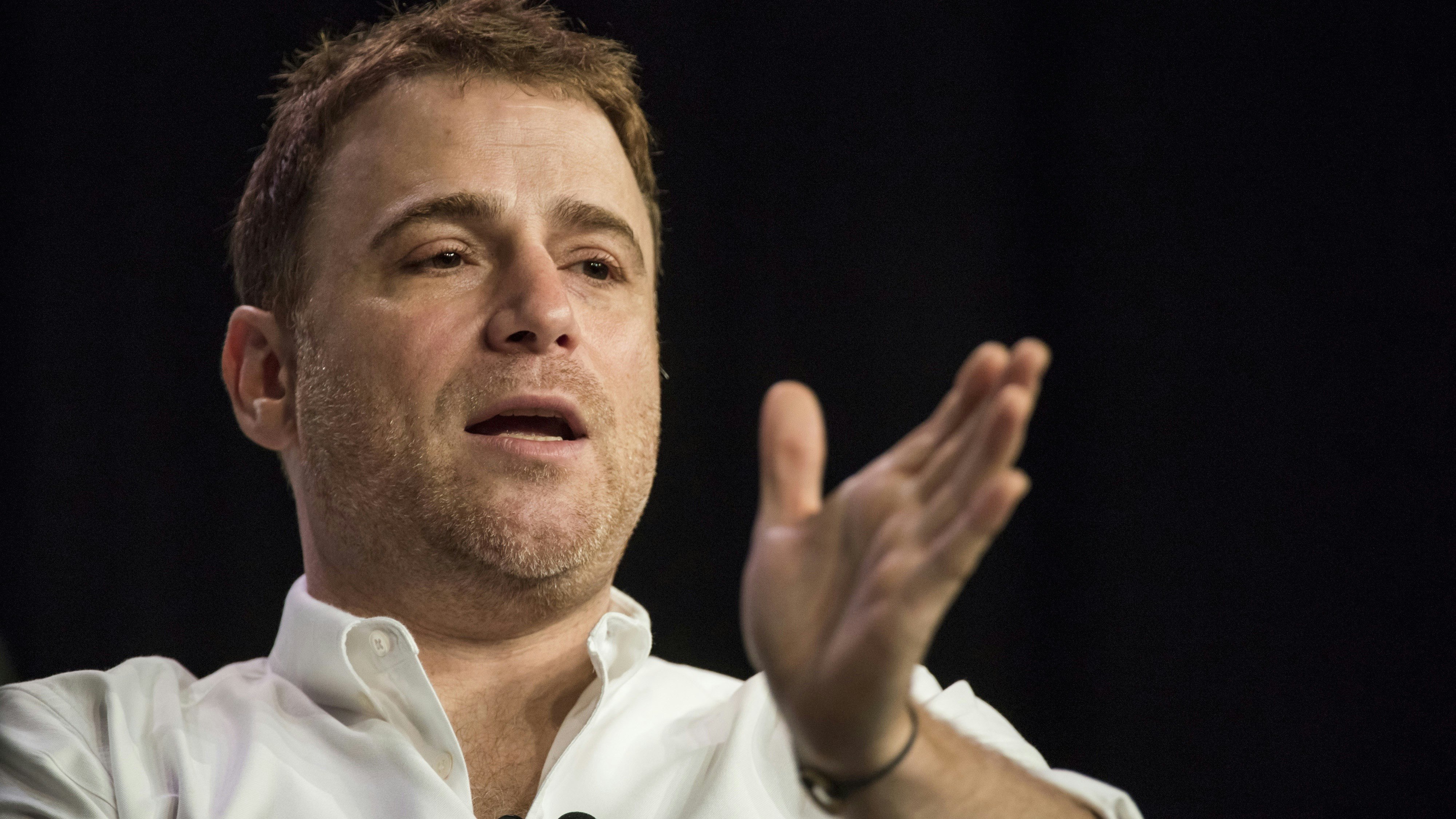 Slack CEO Stewart Butterfield. Photo by Bloomberg.