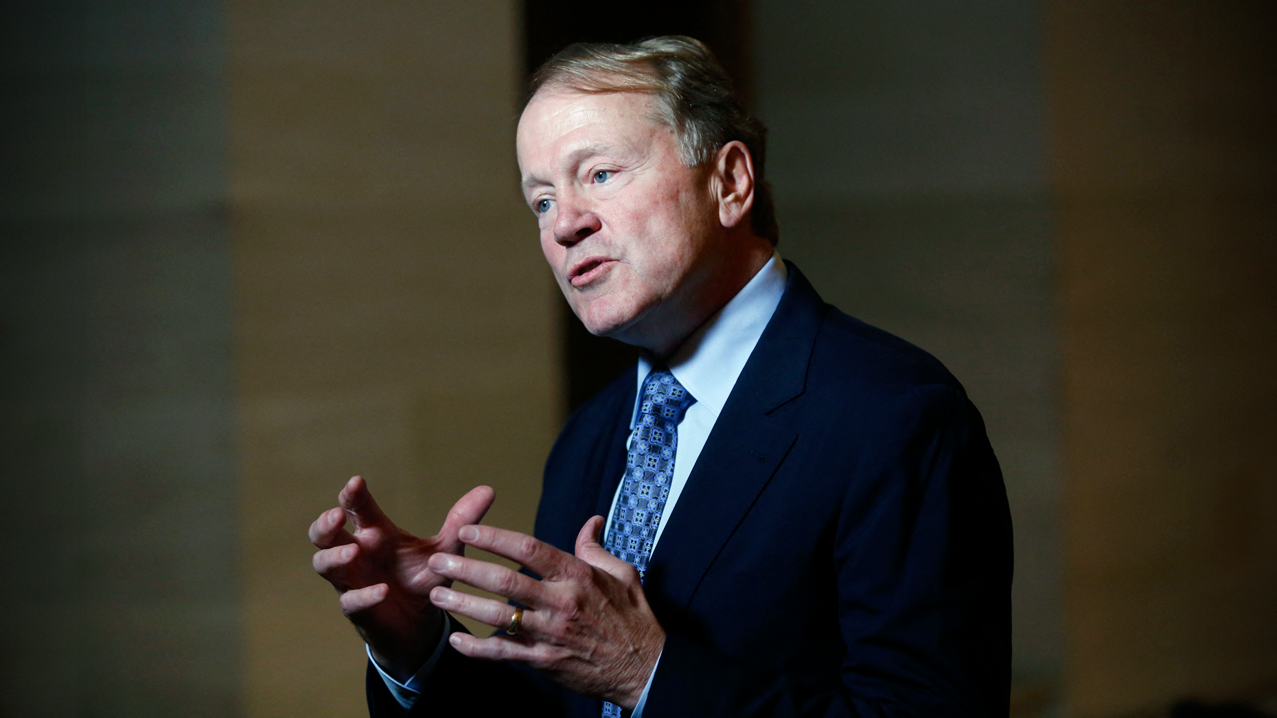 John Chambers, former CEO of Cisco Systems. Photo by Thibault Camus/POOL/AFP via Getty.