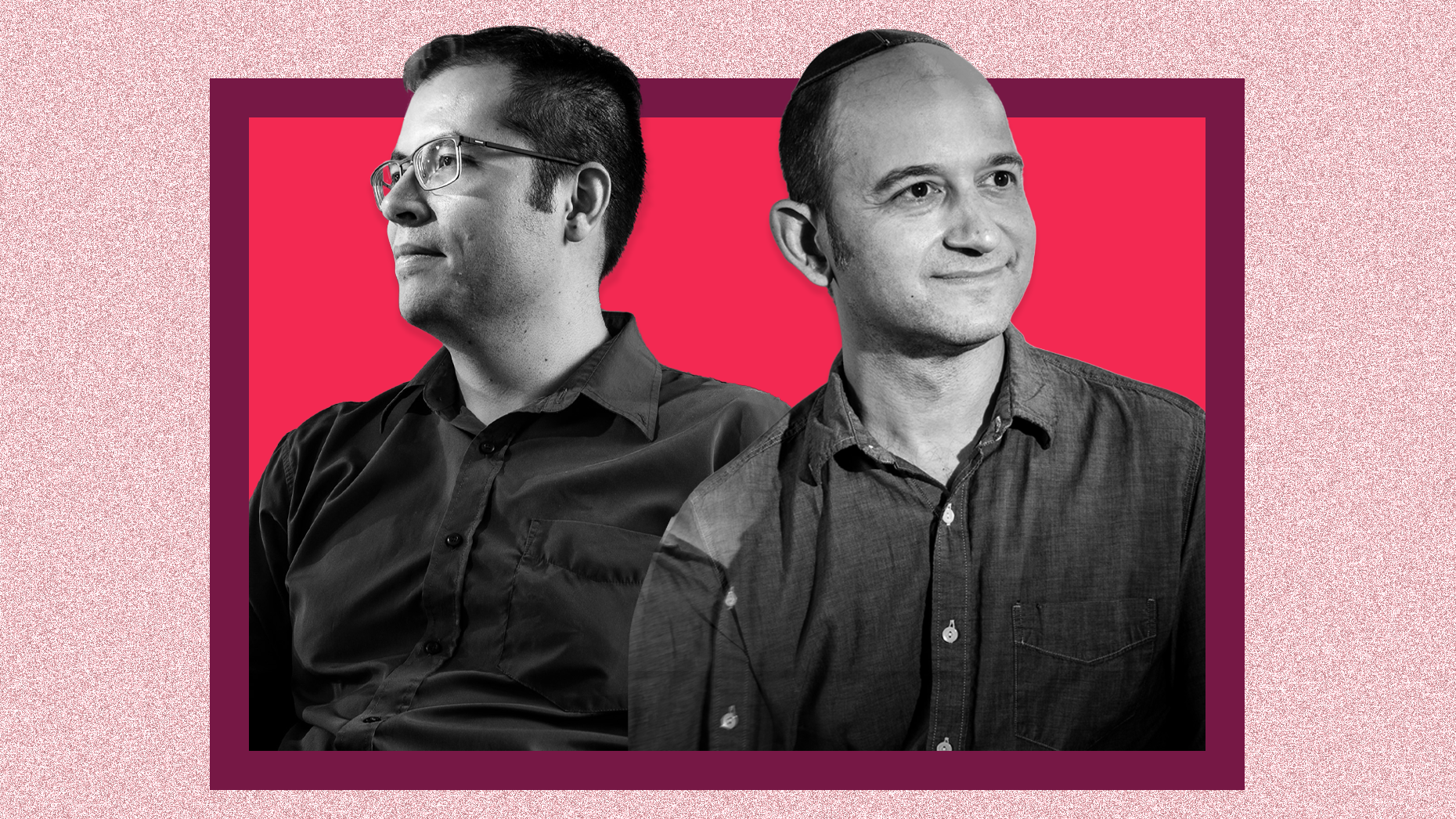 Character AI co-founders Daniel De Freitas and Noam Shazeer. Photos by Winni Wintermeyer for The Washington Post via Getty.