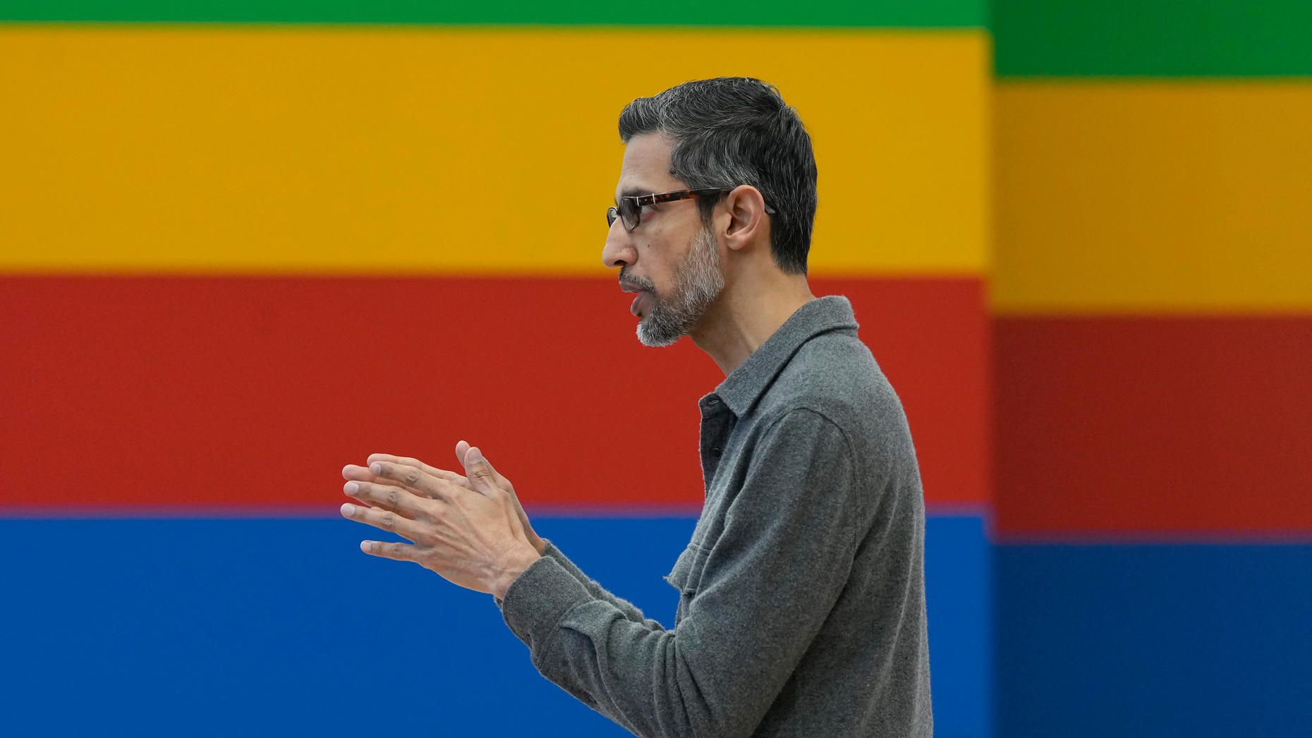 Google CEO, Sundar Pichai. Photo by Jeff Chiu/AP.