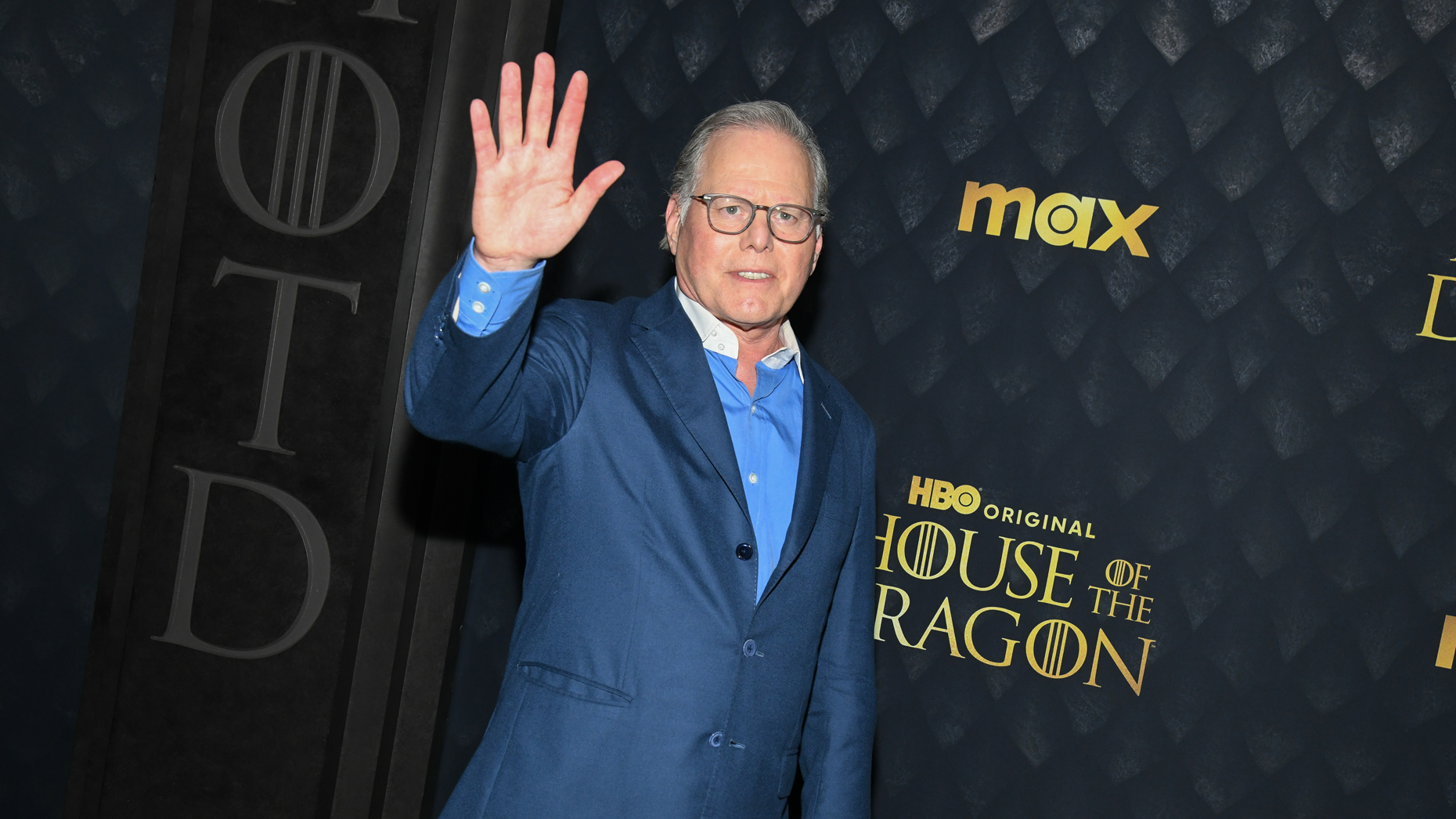 David Zaslav at the "House of the Dragon" red carpet premiere. Photo by Kristina Bumphrey/Variety via Getty.