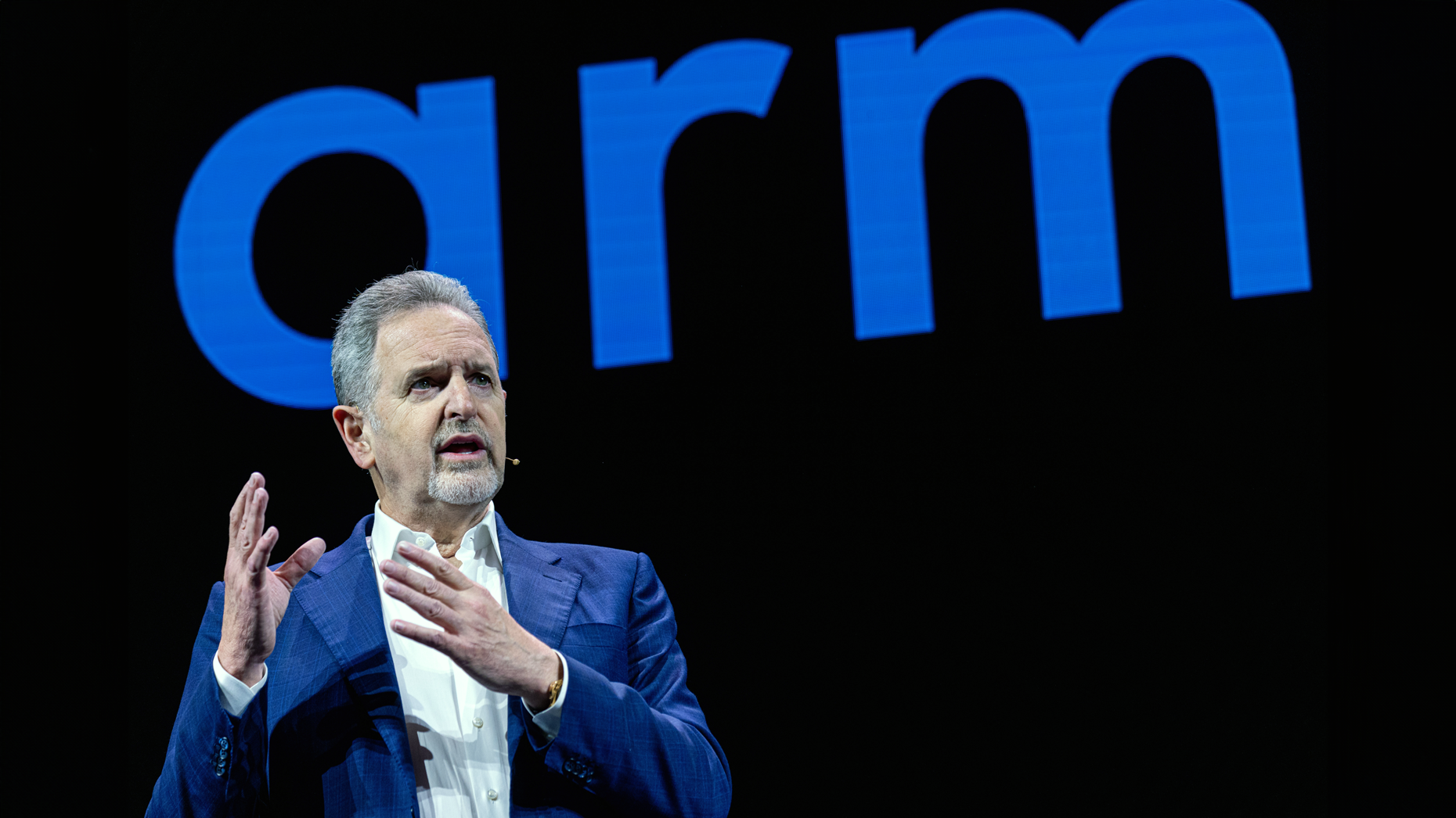 Arm CEO, Rene Haas. Photo by Annabelle Chih/Bloomberg via Getty.