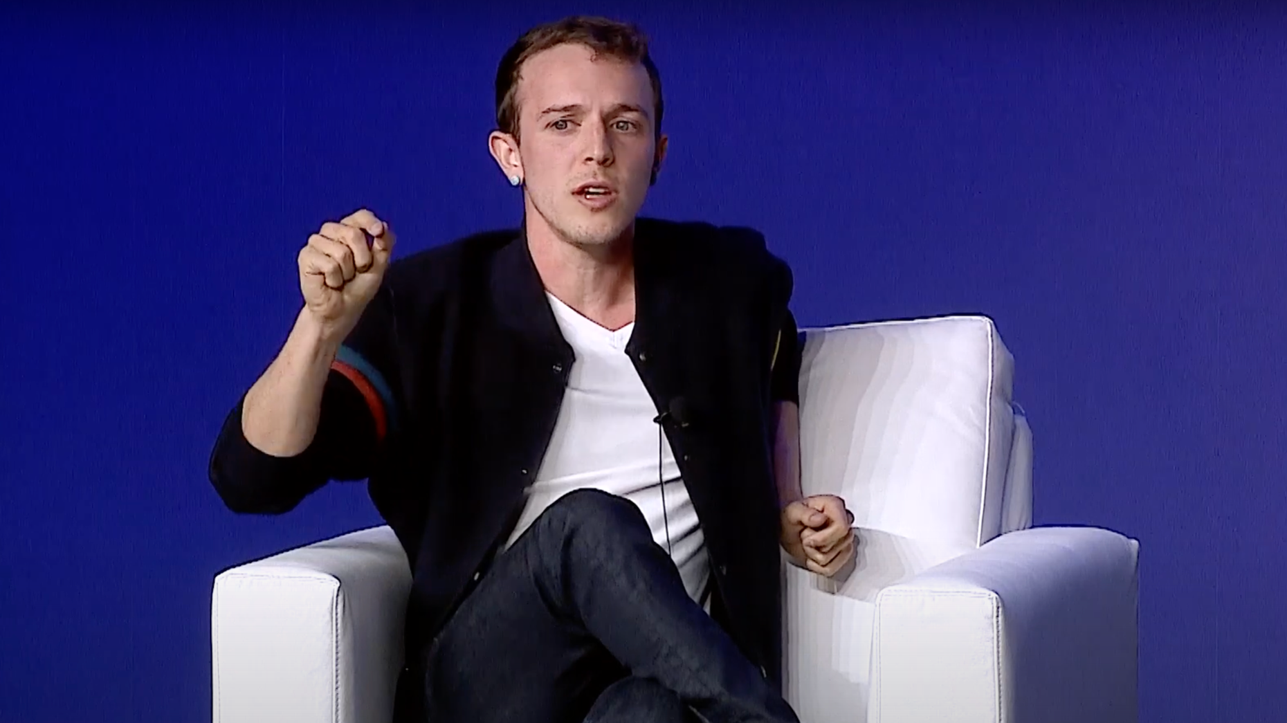 Bolt CEO, Ryan Breslow. Photo via YouTube/Axios.