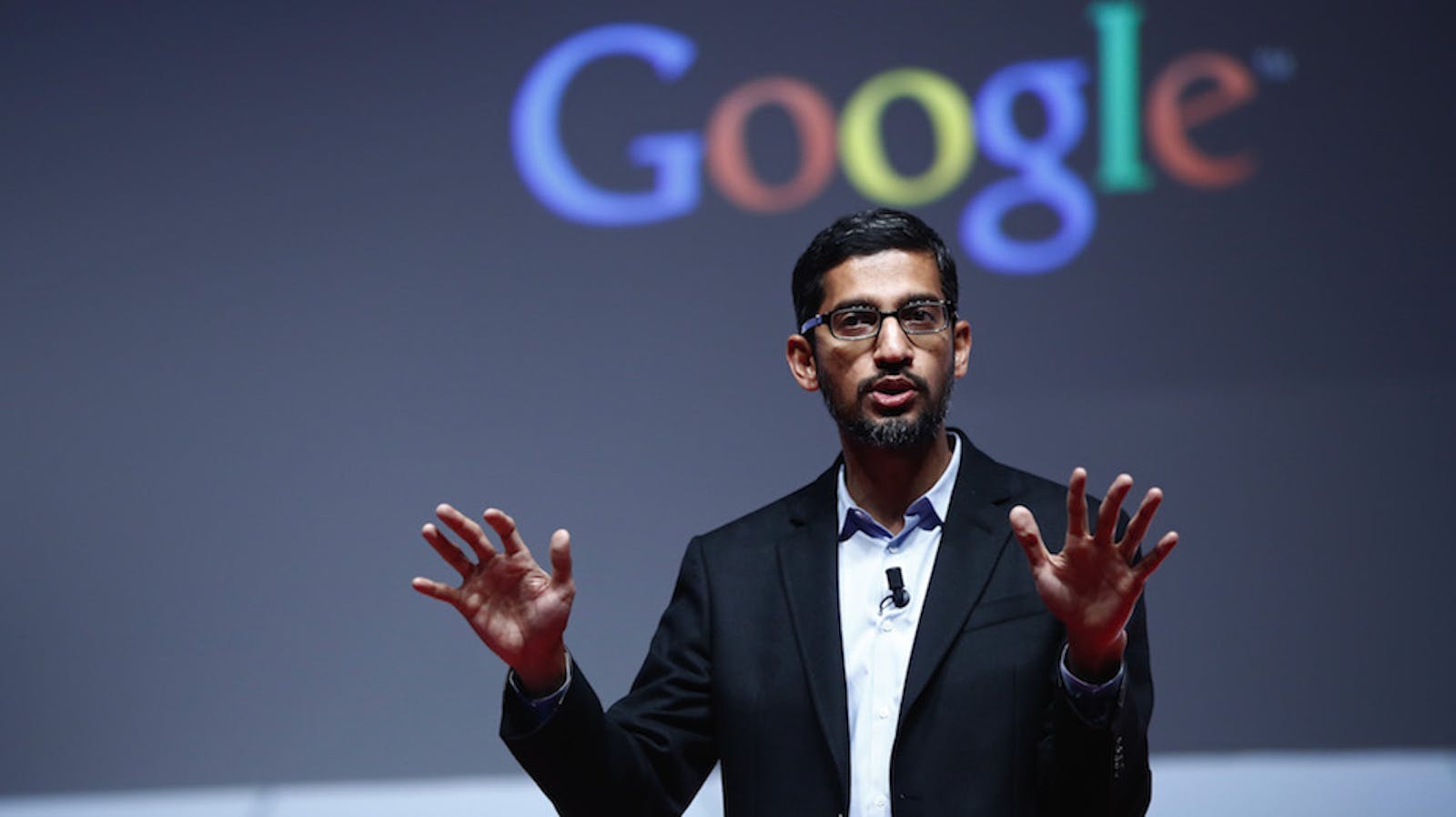 Google CEO Sundar Pichai. Photo by Bloomberg.
