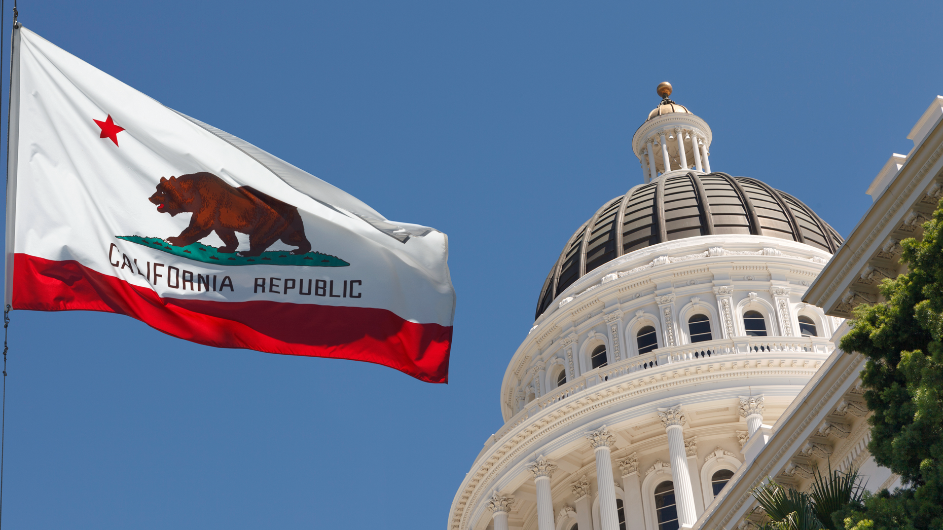 The California State Capitol building in Sacramento. Photo via Getty.