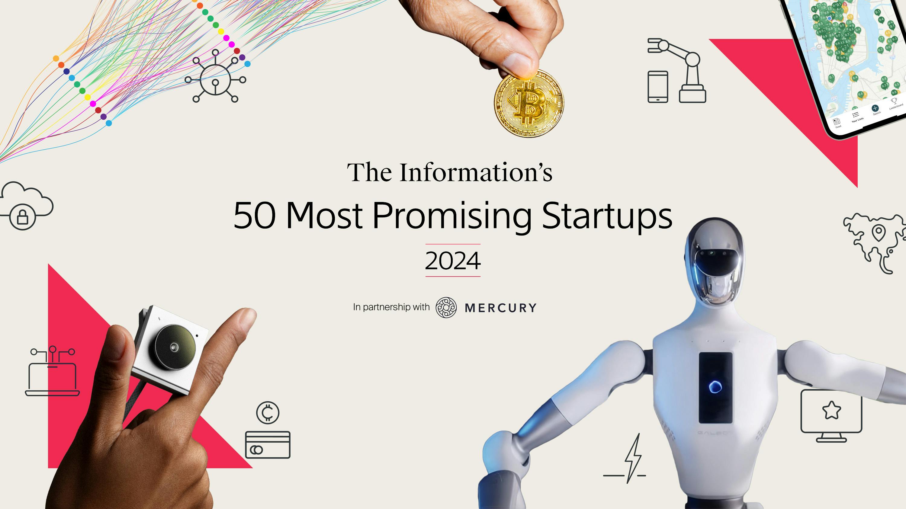 Introducing The Information’s 50 Most Promising Startups for 2024
