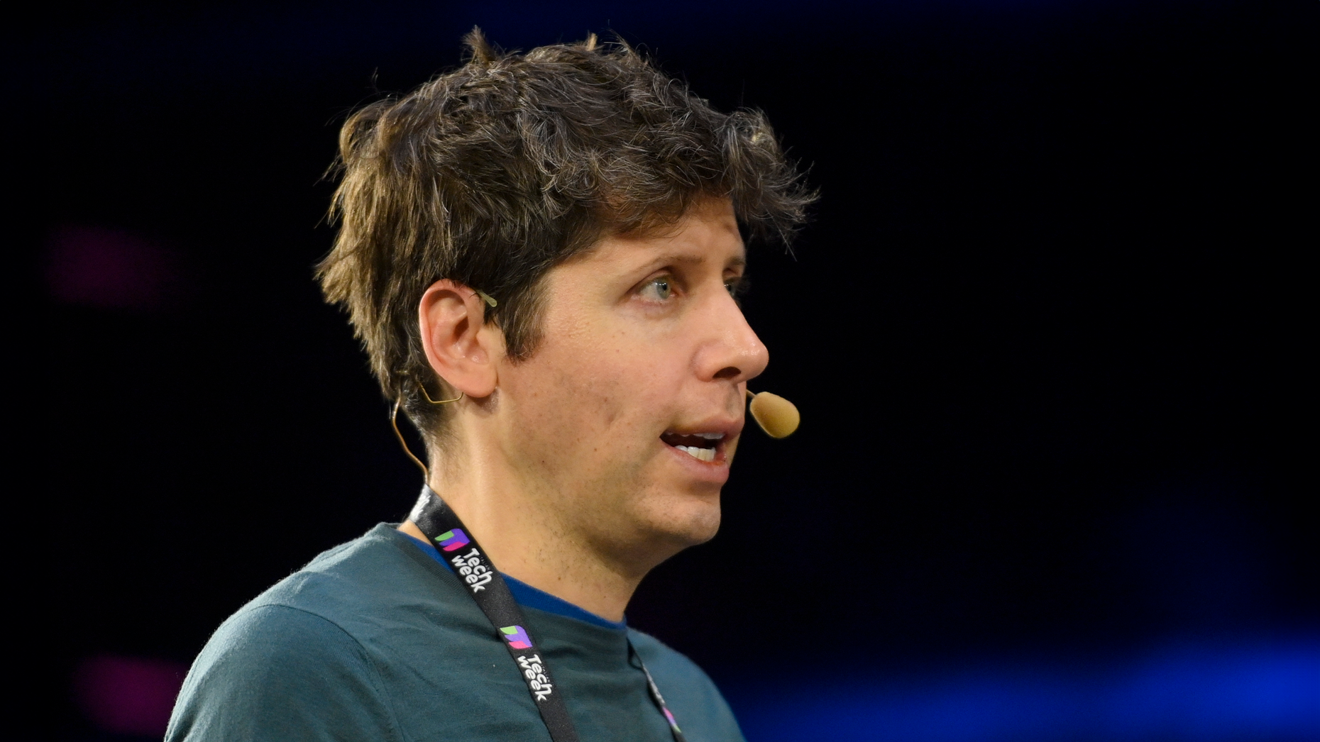 Sam Altman at Italian Tech Week last Wednesday in Turin, Italy. Photo by Stefano Guidi/Getty.