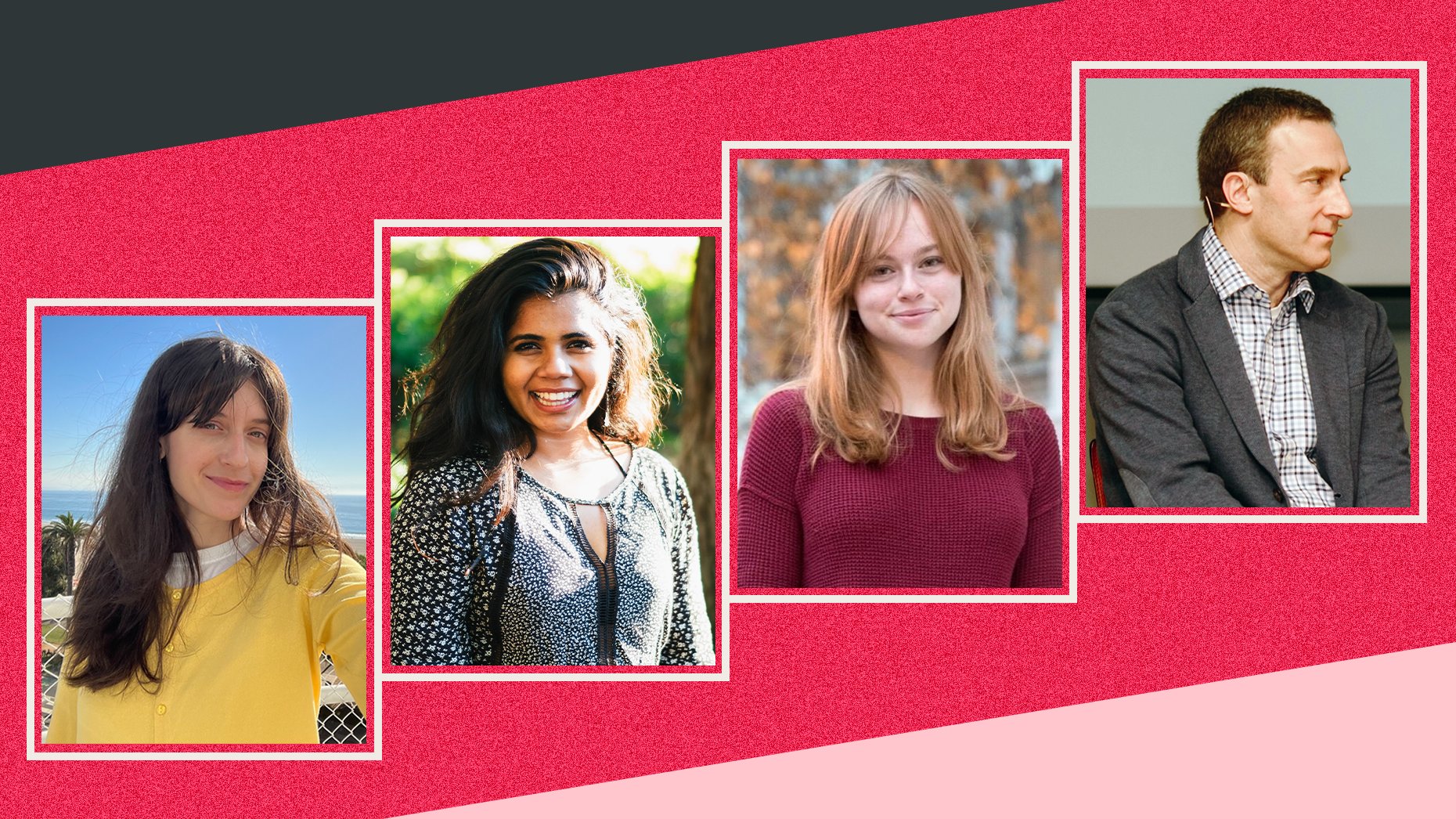 From left, Sara Germano, Sri Muppidi, Catherine Perloff and Kevin McLaughlin.