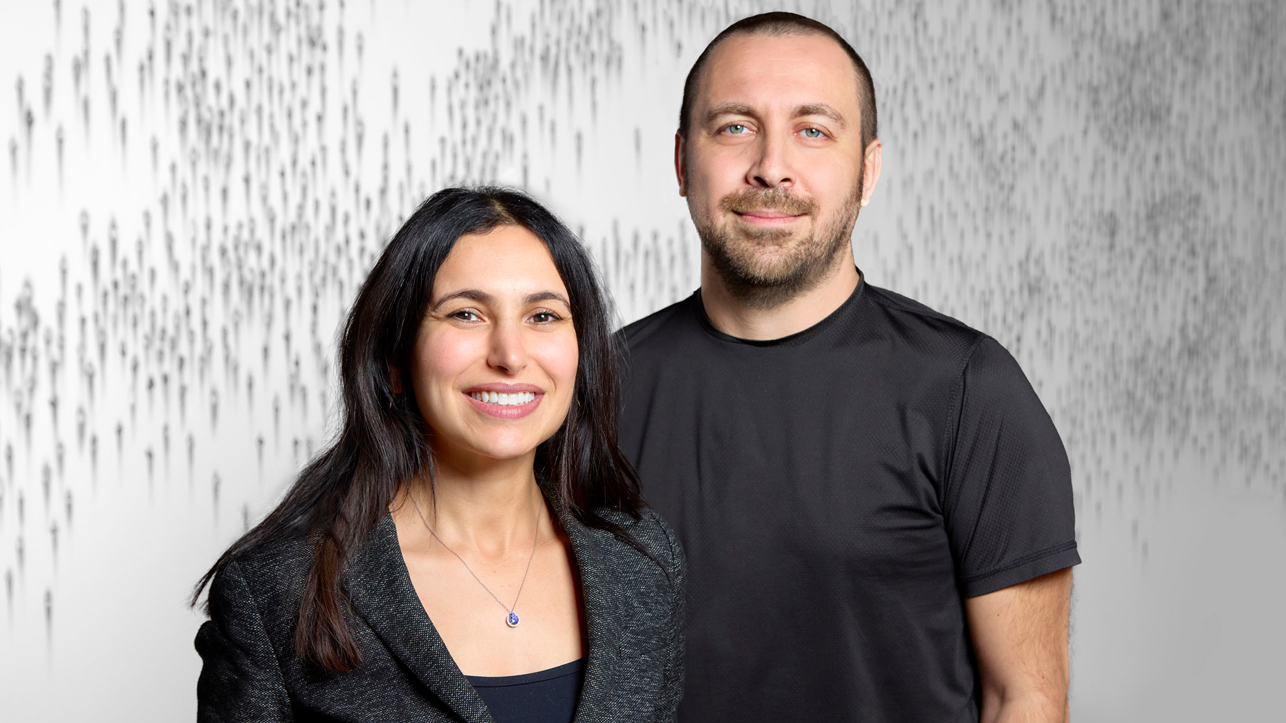 Writer cofounders May Habib and Waseem Alshikh. Courtesy of Writer.