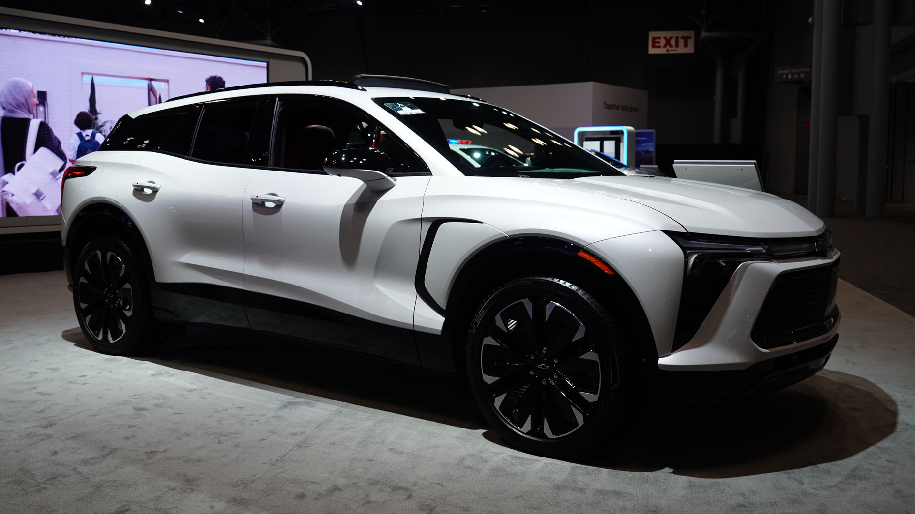 The 2024 Chevrolet Blazer, displayed in March at the New York International Auto Show. Photo: Bing Guan/Bloomberg/Getty