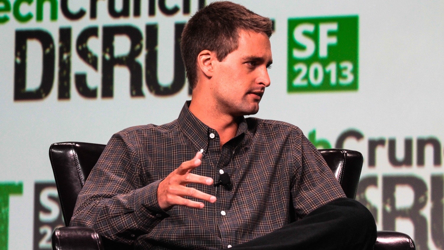 Snapchat CEO Evan Spiegel. Photo by Flickr/TechCrunch.