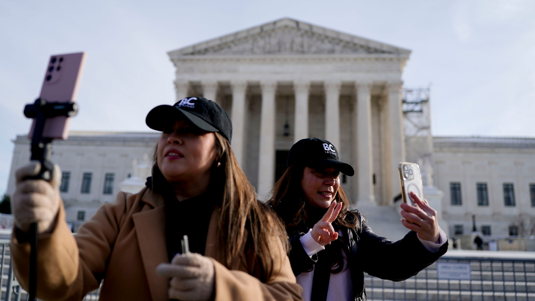 Creators outside of the Supreme Court this morning. Photo via Getty.