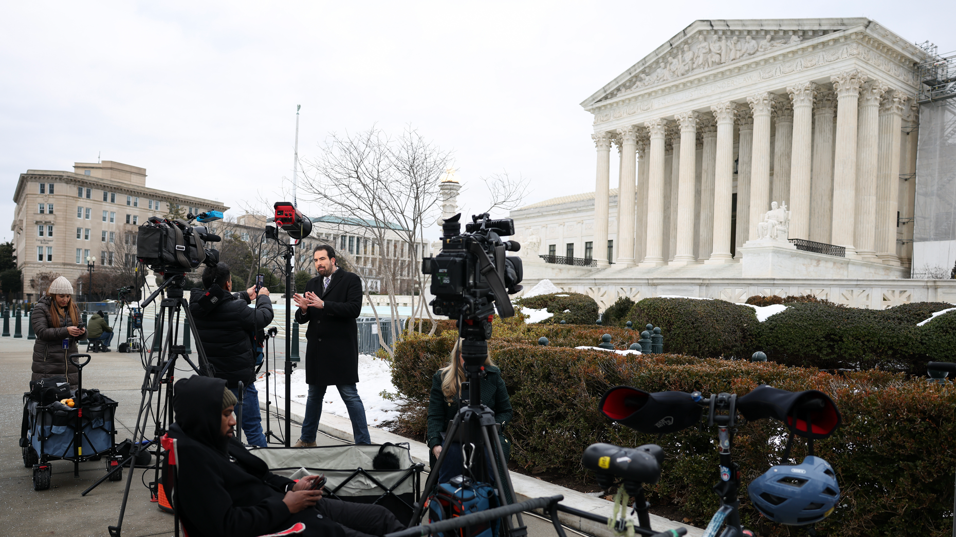 The Supreme Court this morning. Photo via Getty.