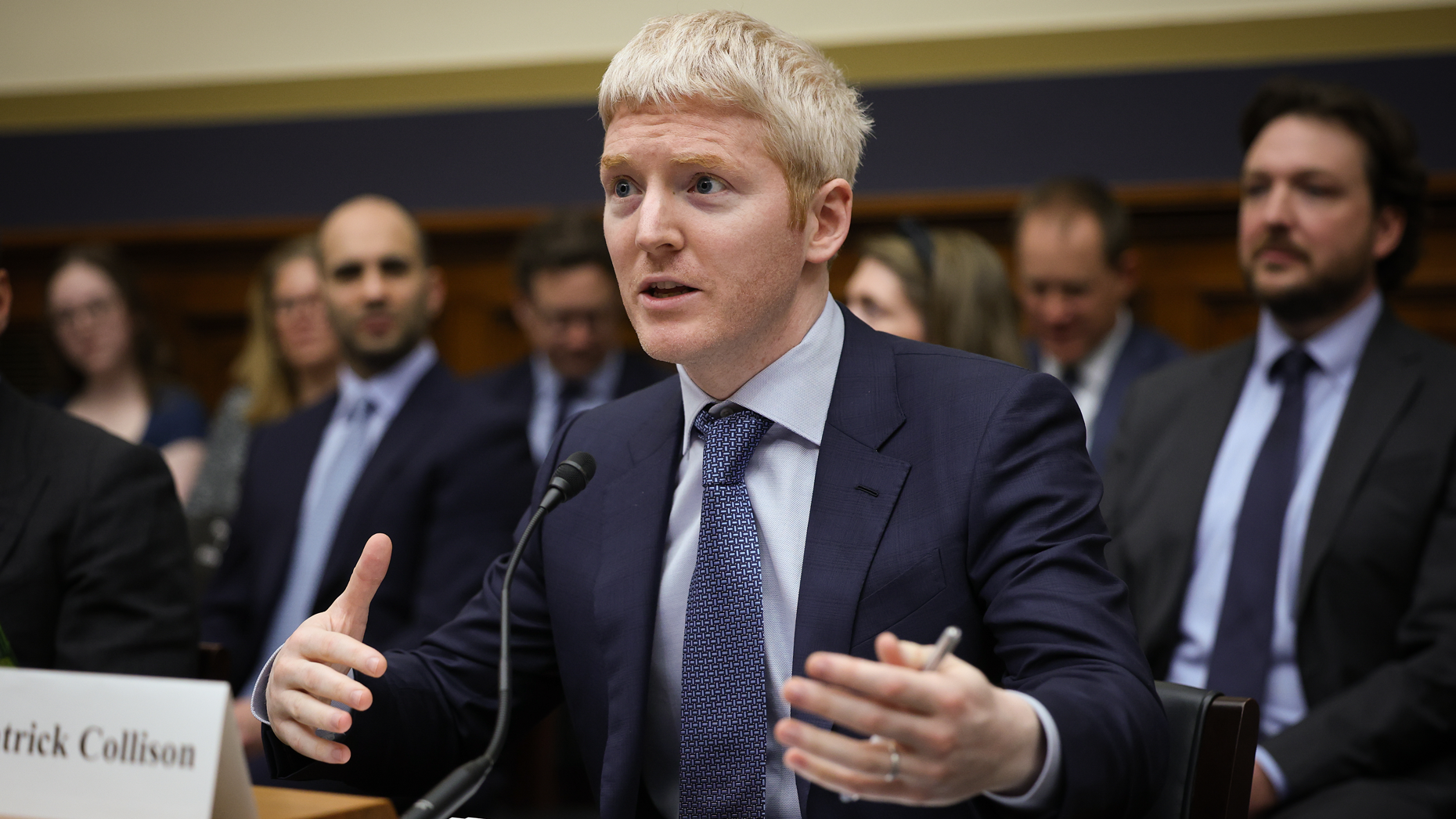 Stripe CEO Patrick Collison. Photo via Getty