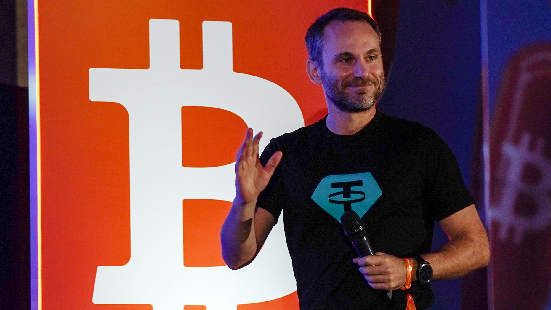 Tether CEO Paolo Ardoino. Photo via Getty