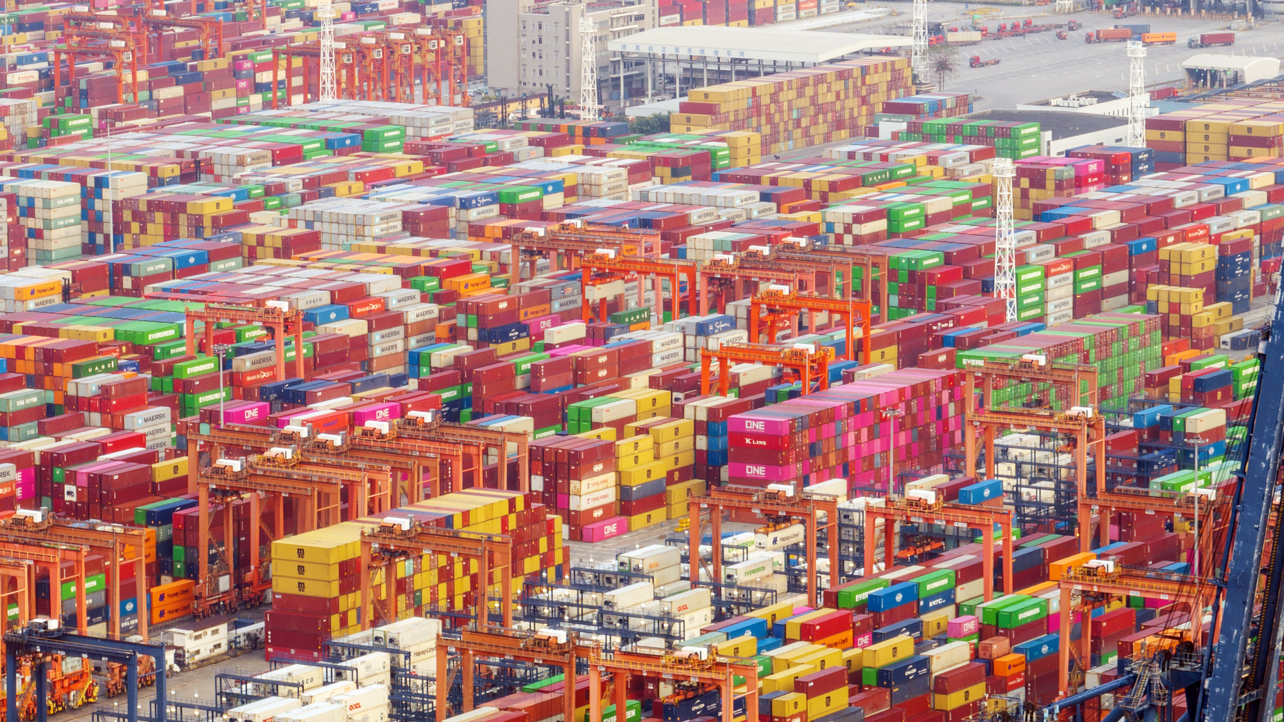 A port in Shenzhen, China. Photo via Getty.